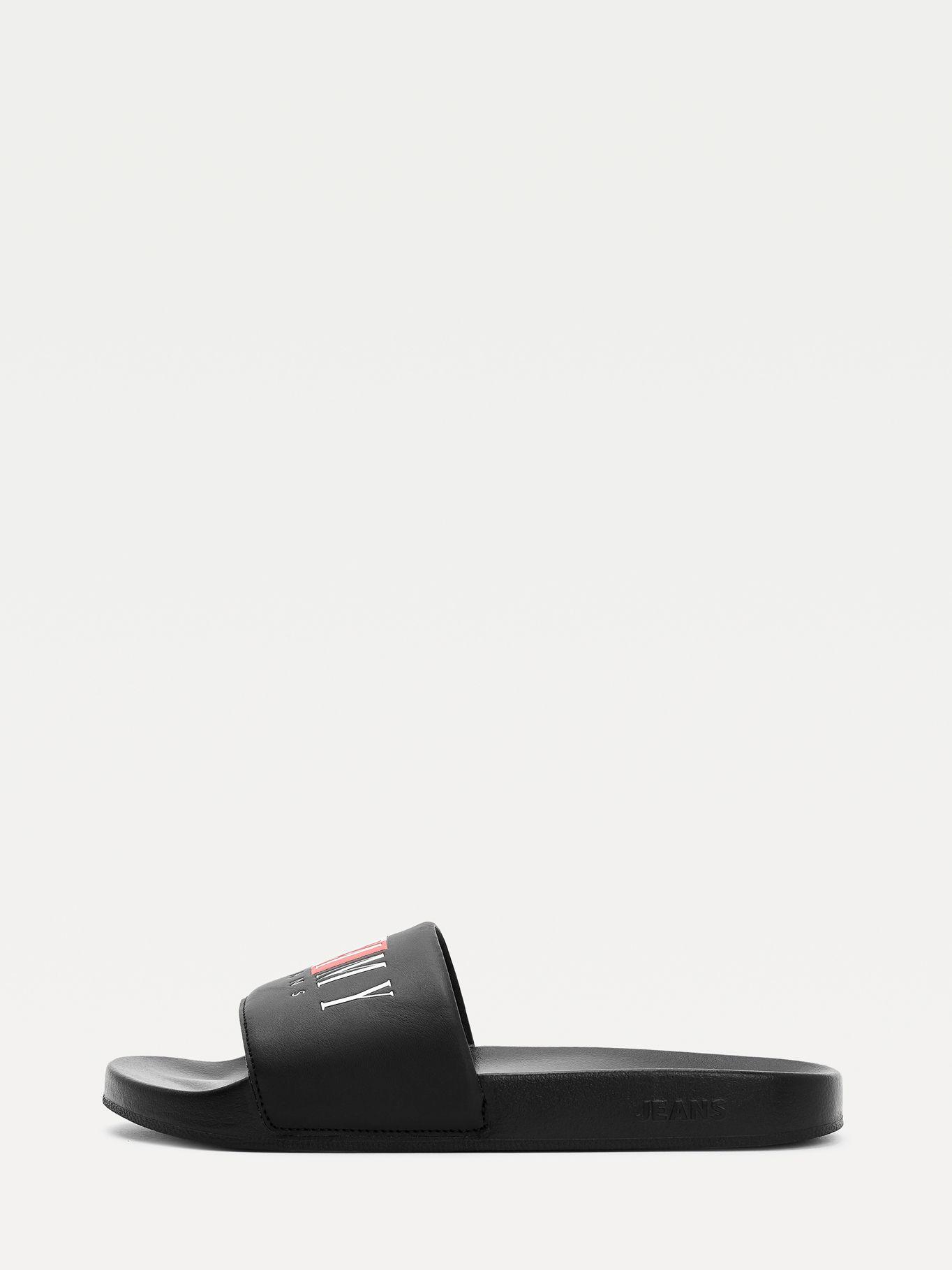 Sandalias Essential Con Parche Negro Tommy Hilfiger-1