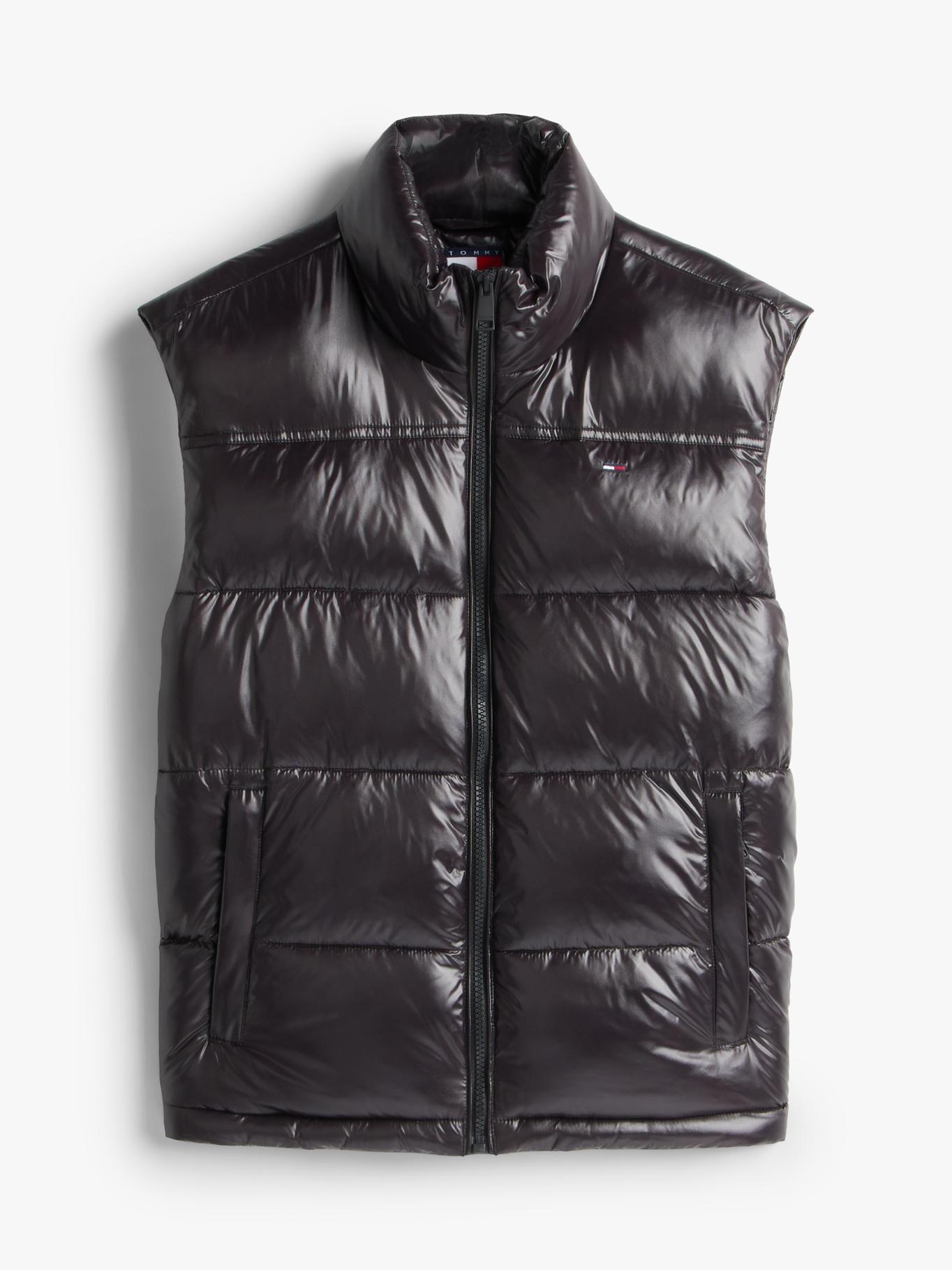 Parka Vest Acolchada Logo Bordado Tommy Jeans Negro-4