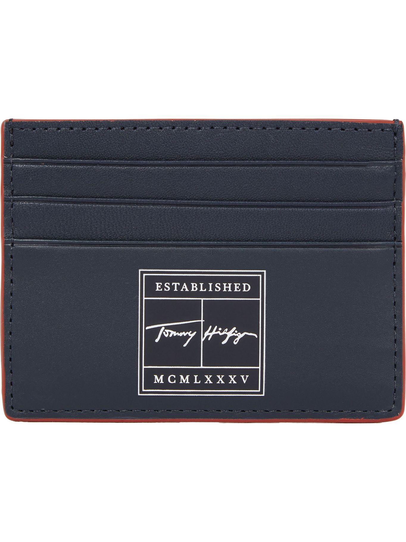 Tarjetero Th Signature Azul Tommy Hilfiger JN2-0
