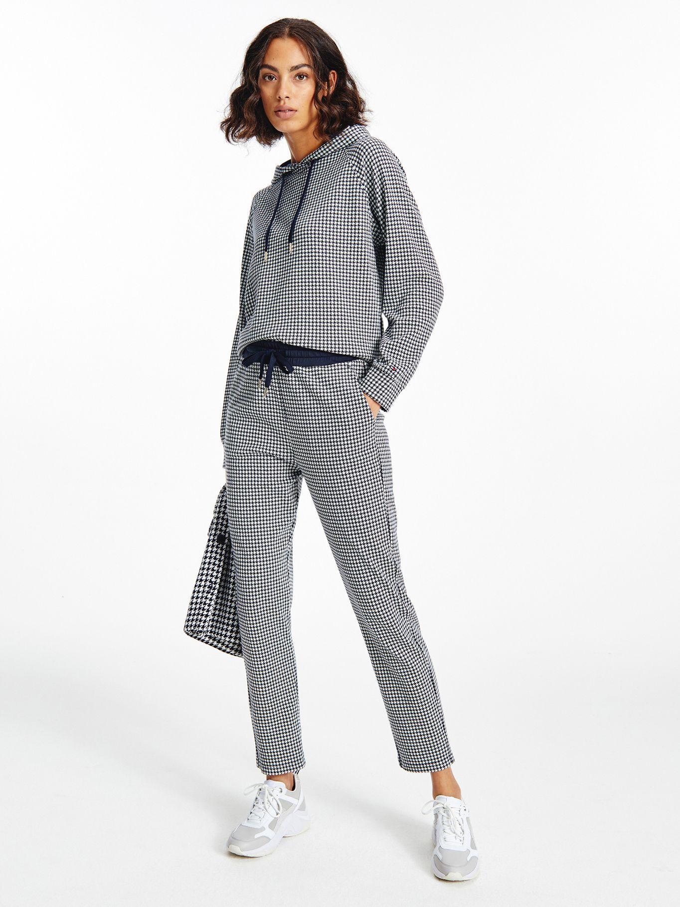 Joggers Cónicos En Jacquard Gris Tommy Hilfiger-0