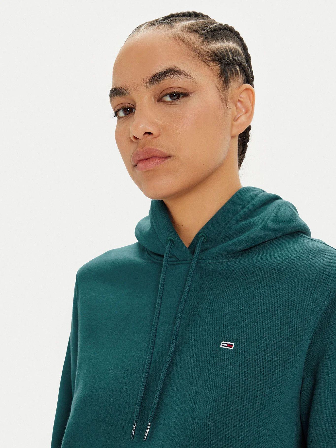 Polerón Hoodie Flag Logo Verde Tommy Hilfiger-3
