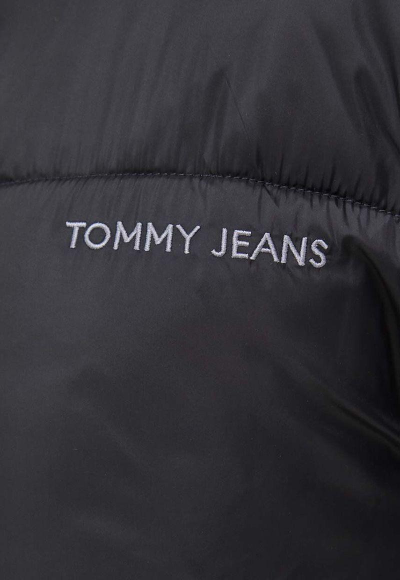 PARKA ACOLCHADA CROPPED LOGO NEGRO TOMMY JEANS-5