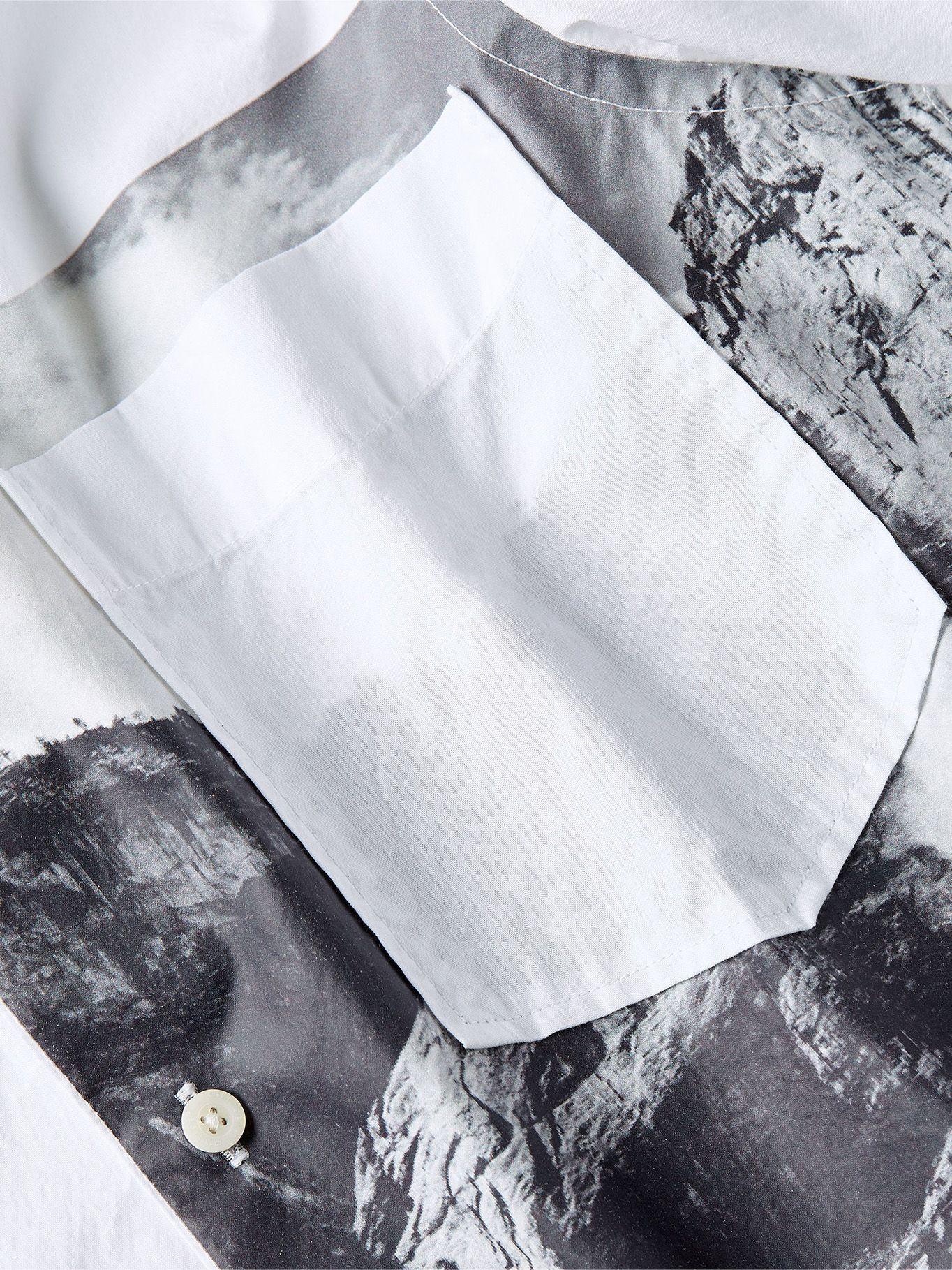 Camisa Slim Artwork Blanco Tommy Hilfiger F2-4