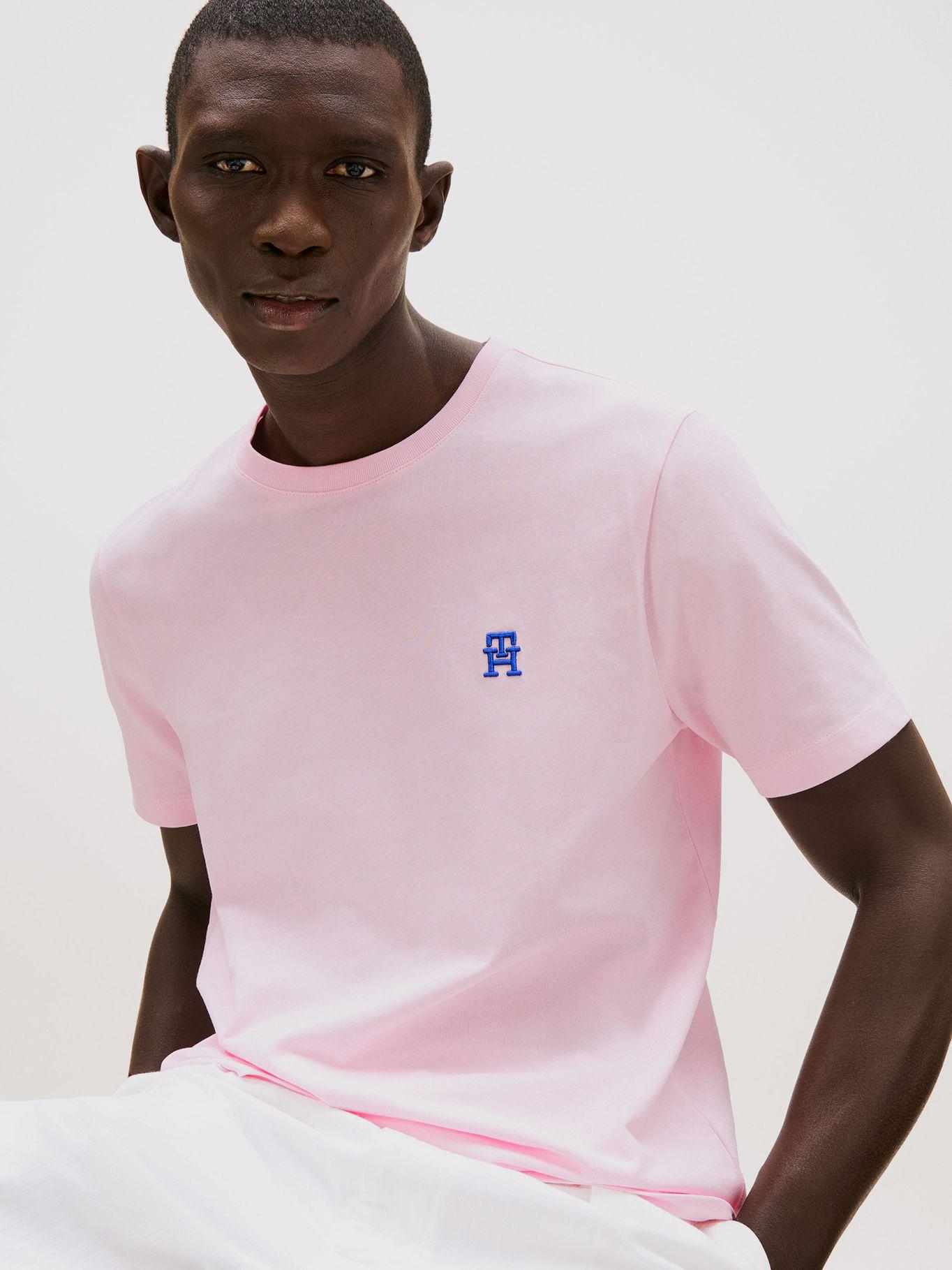 Polera Monogram Logo Rosado Tommy Hilfiger-3