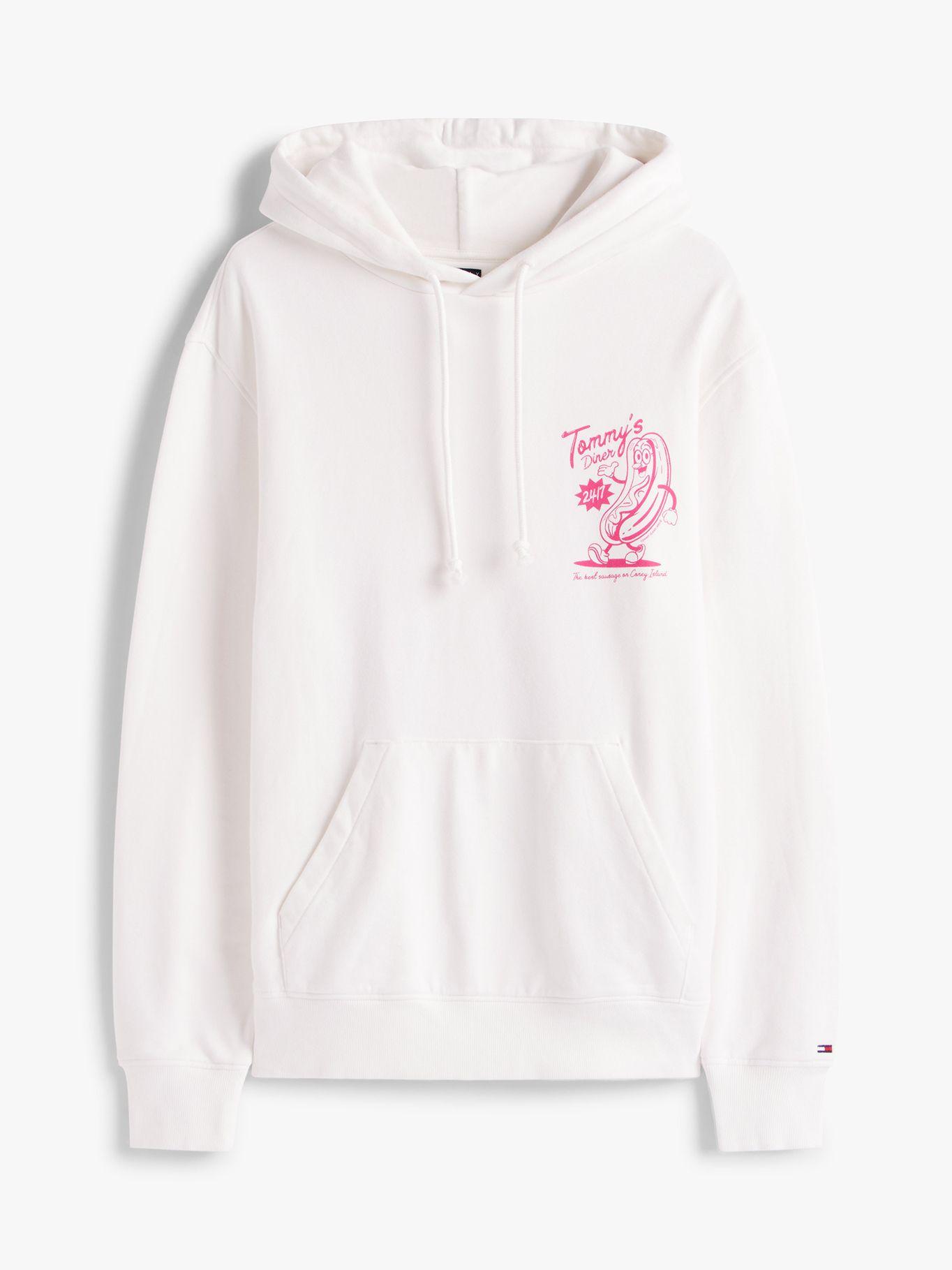 Polerón Hoodie  Gráfico Trasero Blanco YBL Tommy Jeans-5