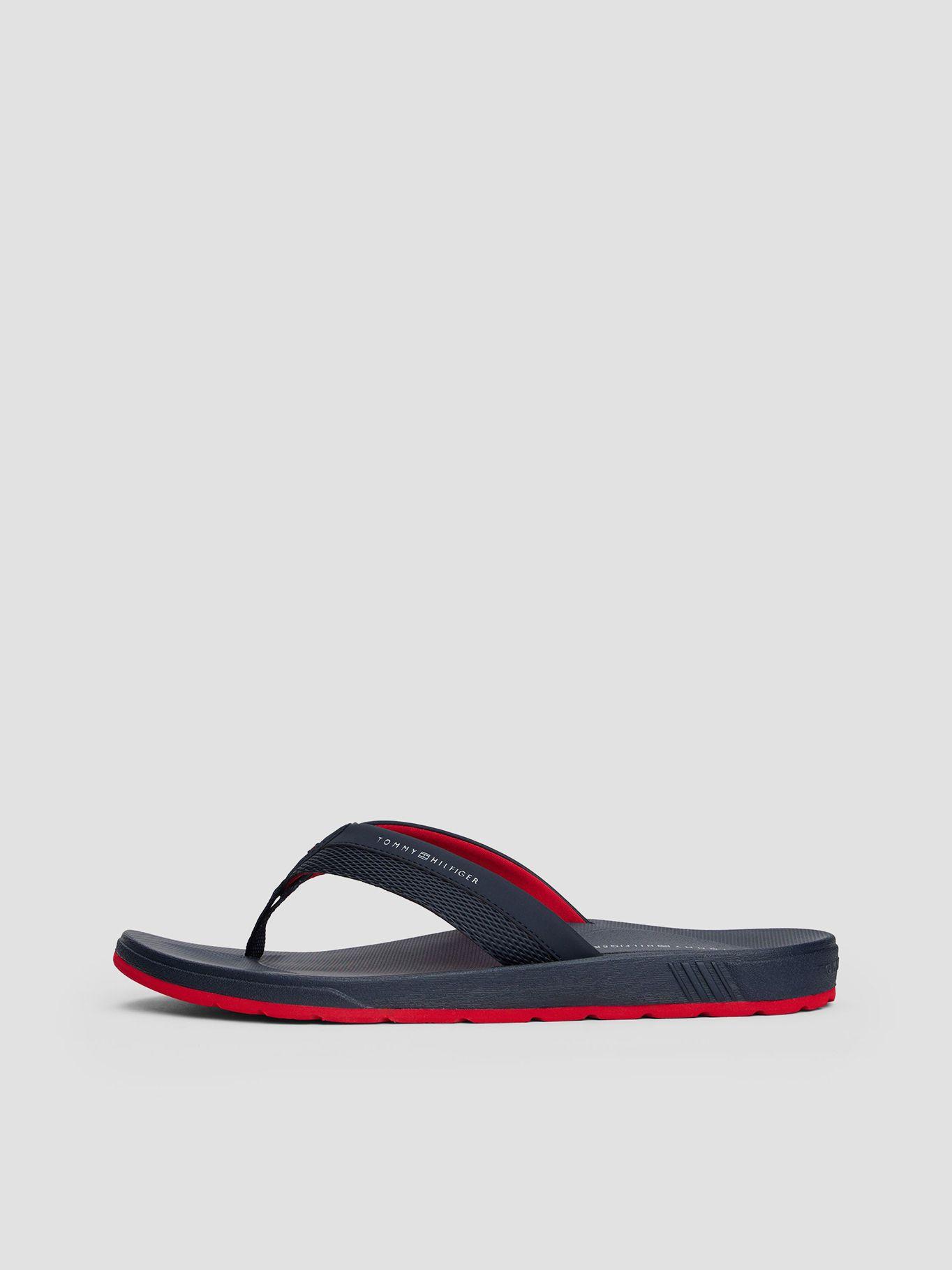 Sandalia Logo En Tiras Texturizadas Azul Tommy Hilfiger-5