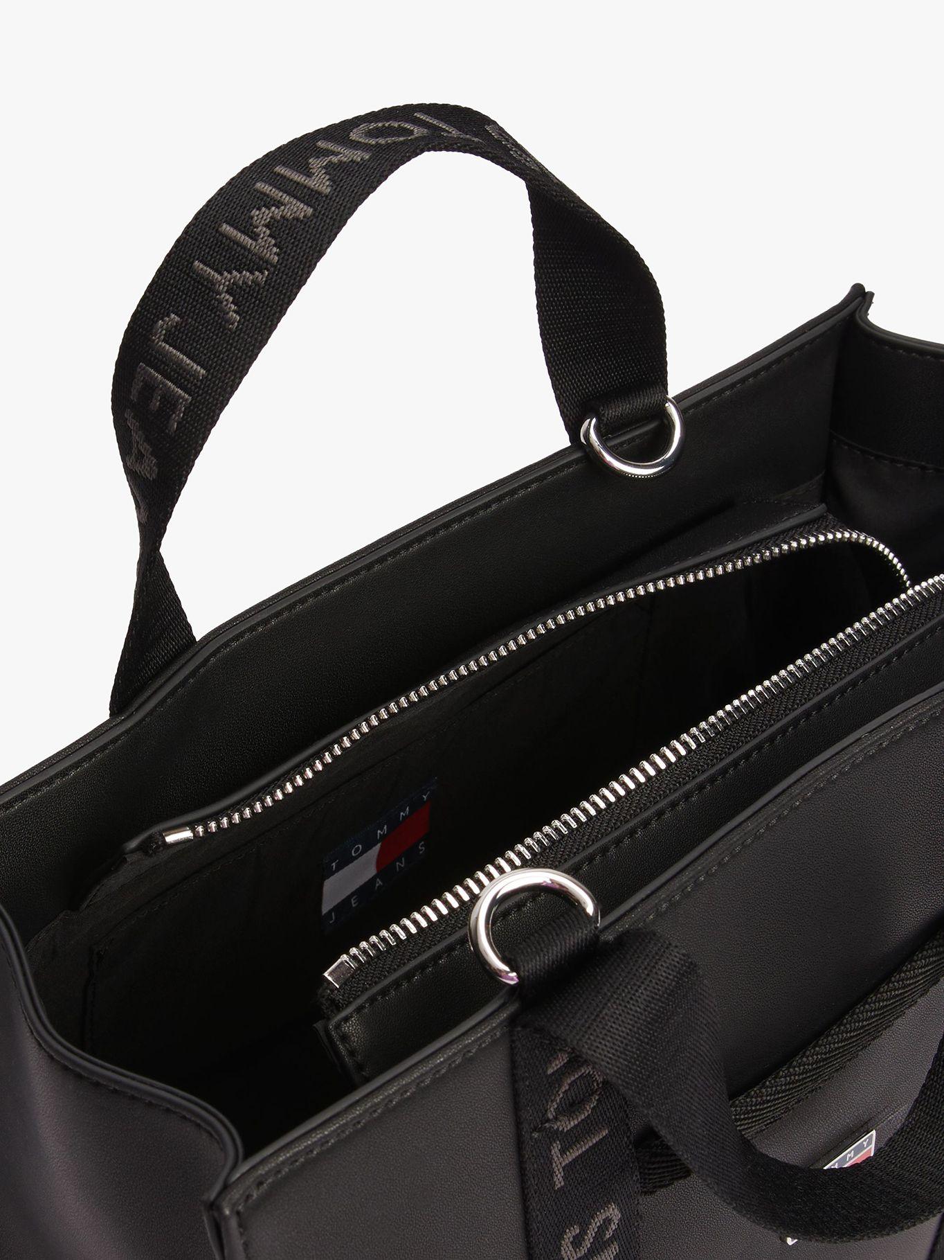 Tote Essential Daily Elevated Negro Tommy Jeans-2