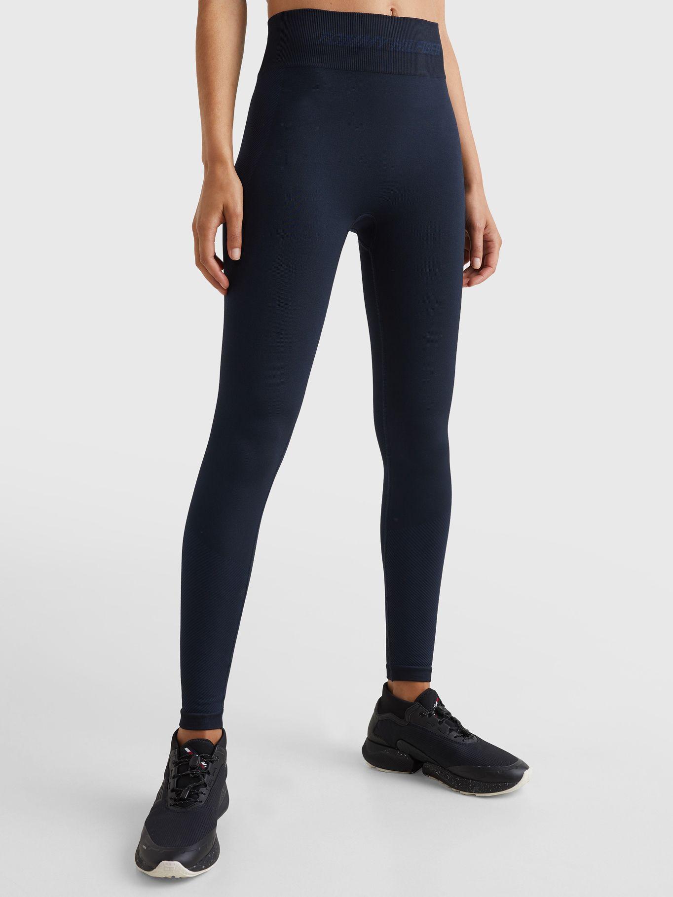 Leggings Seamless Con Logo Azul Tommy Hilfiger-2