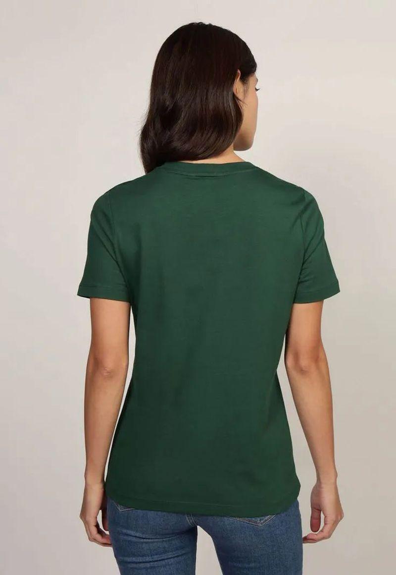 Polera Con Logo Gráfico Script Verde Tommy Hilfiger-2