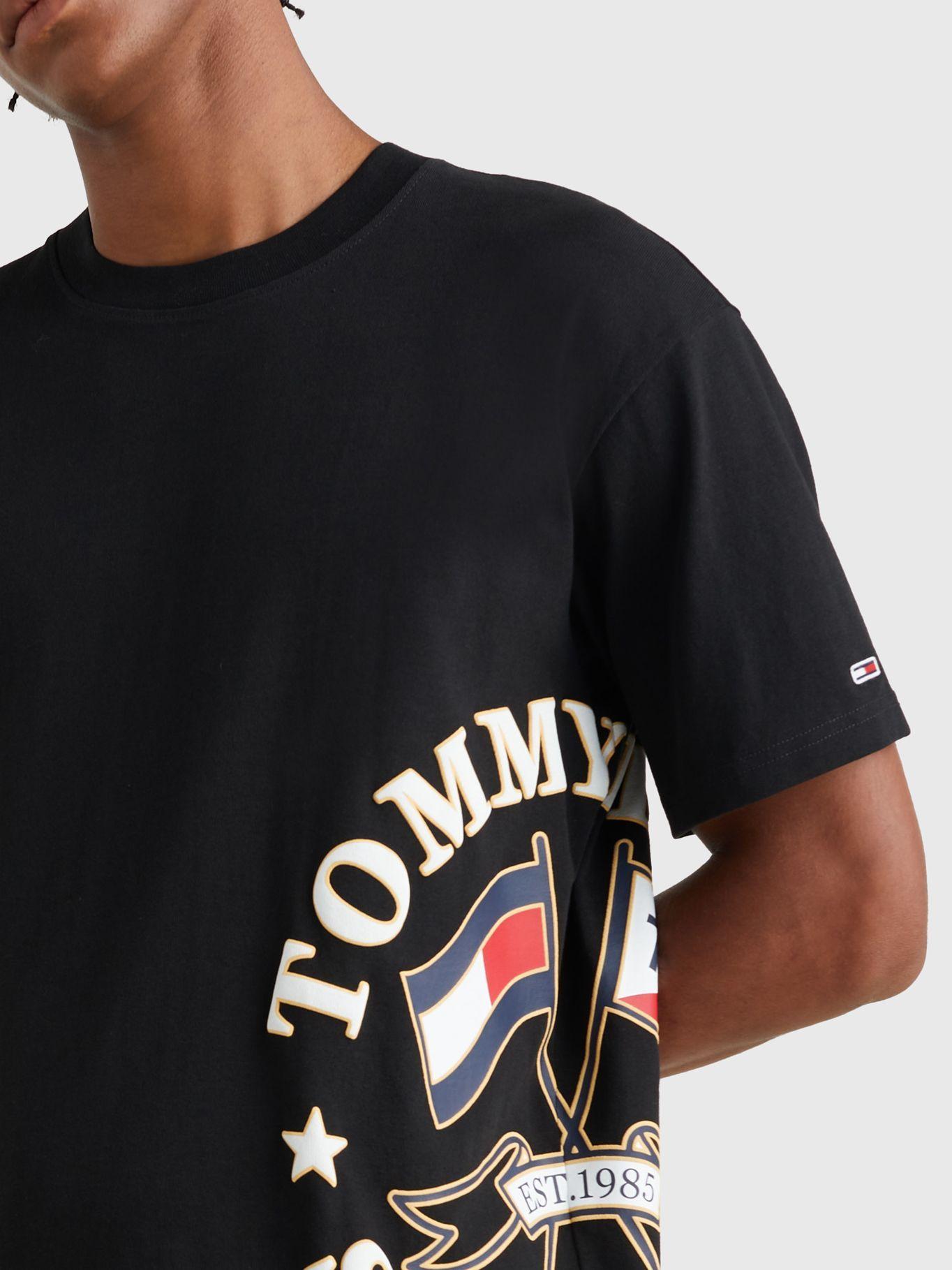 Polera Relaxed Modern Prepy Negro Tommy Hilfiger-3