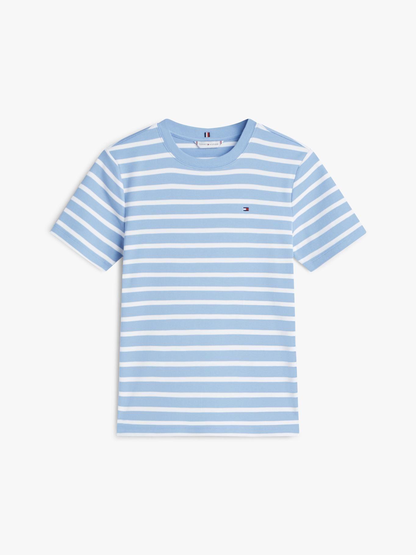 Polera Cody Slim Fit Tommy Hilfiger Celeste-4