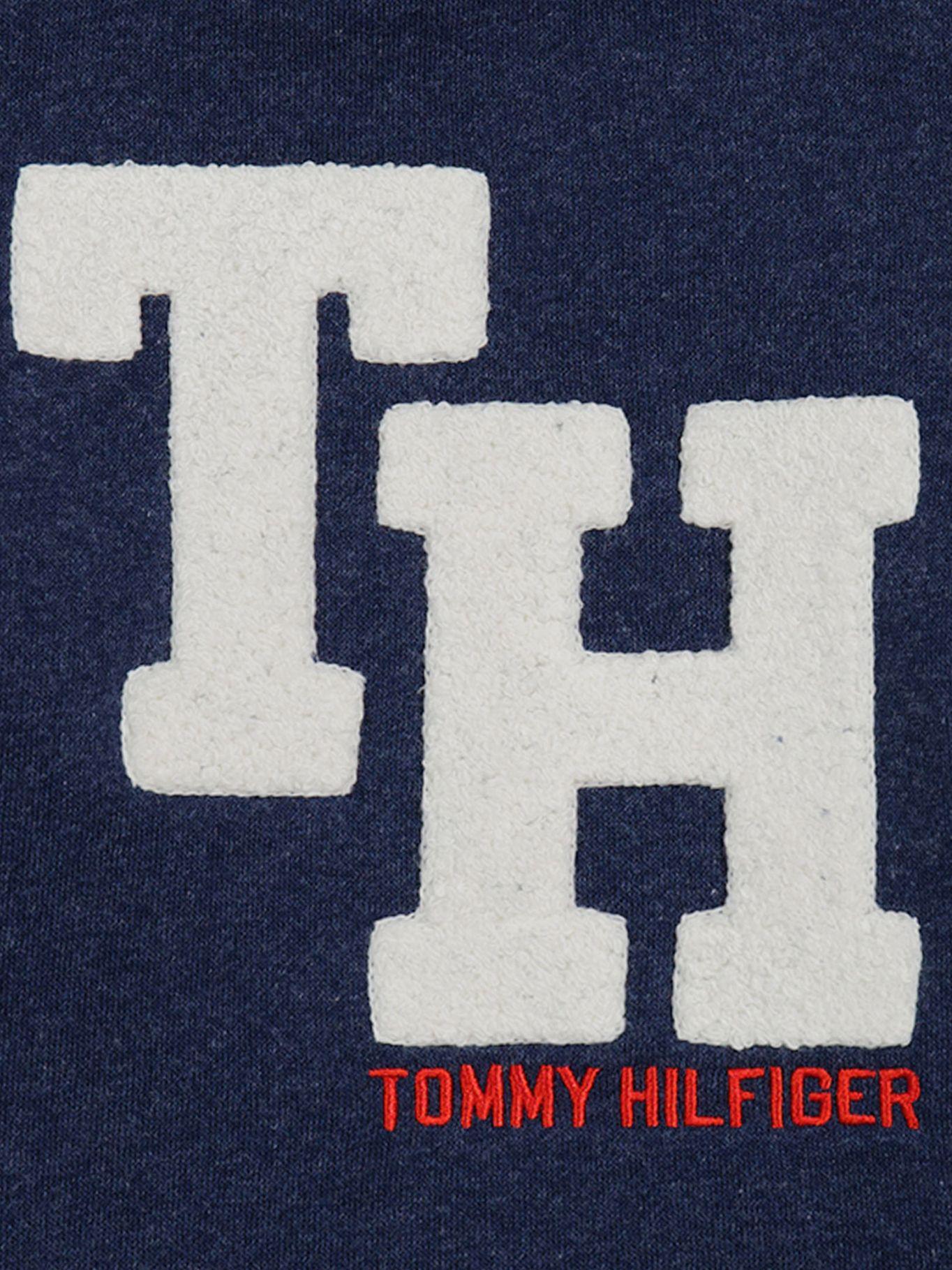 Set De Polerón Hoodie Y Jogger Azul Tommy Hilfiger-1