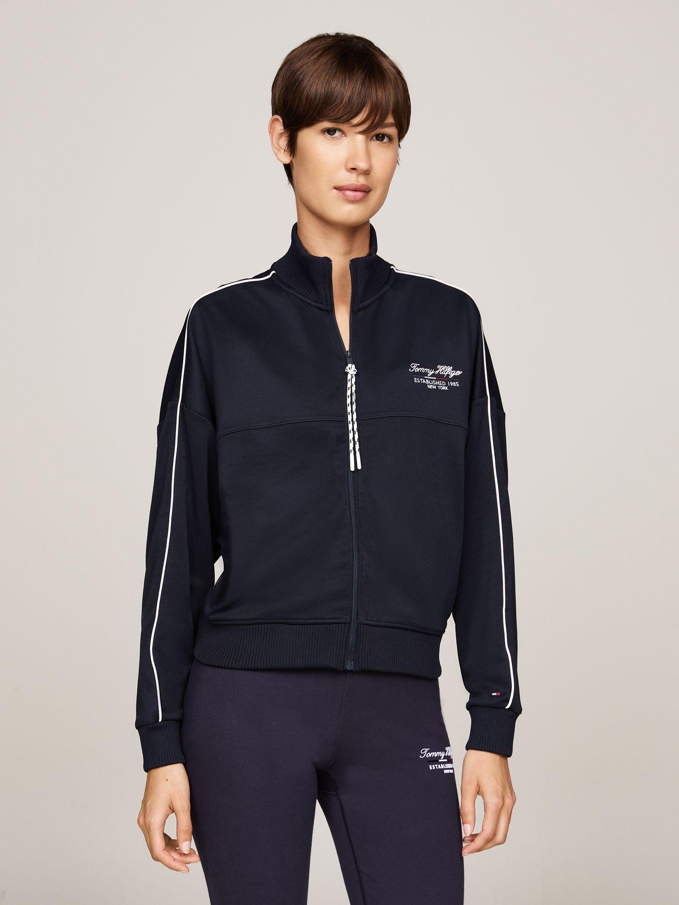 Polerón Sport Relaxed Con Cierre Azul Tommy Hilfiger-0