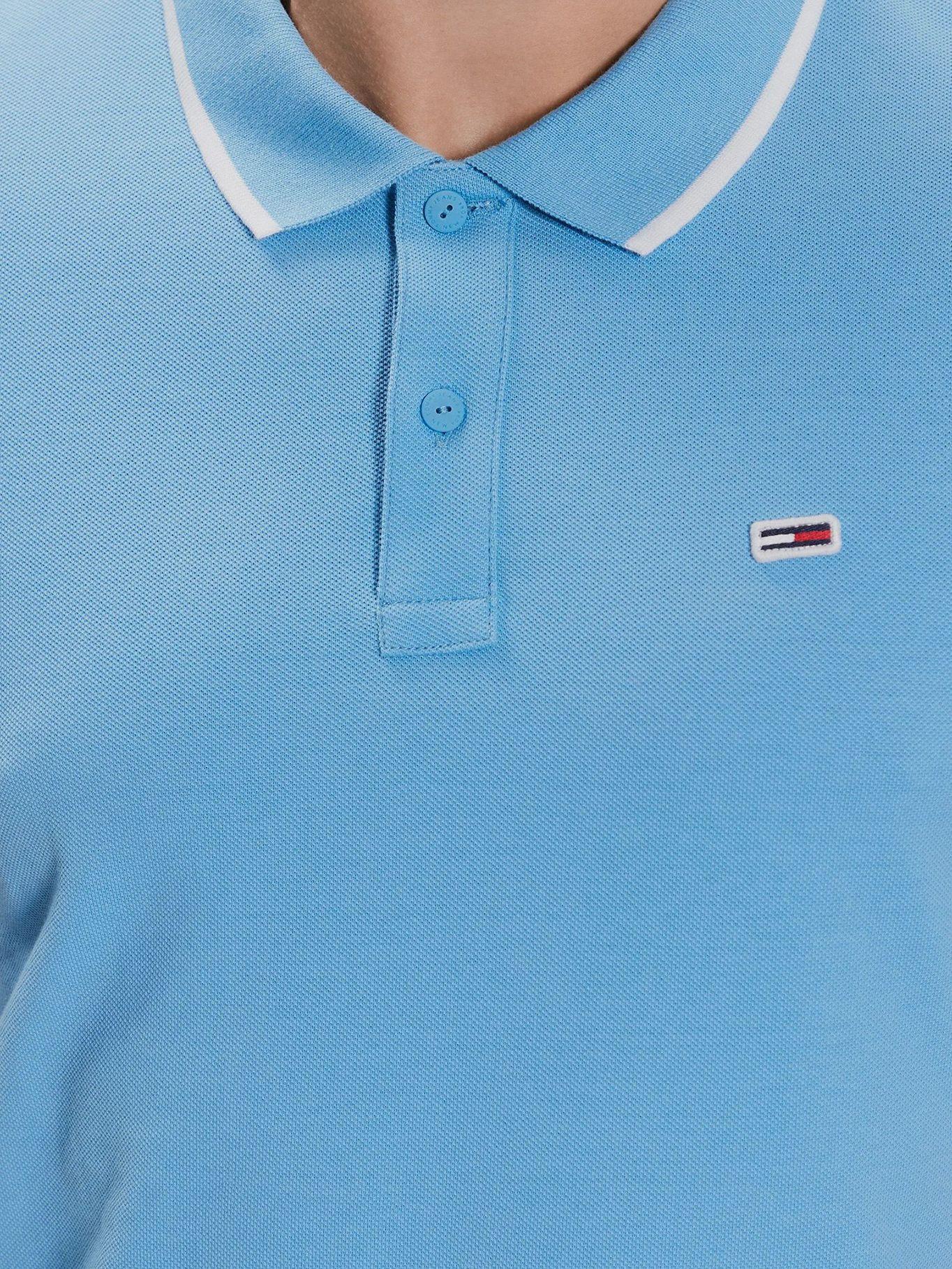 Polo Essential Flag Regular Fit Celeste Tommy Hilfiger-3