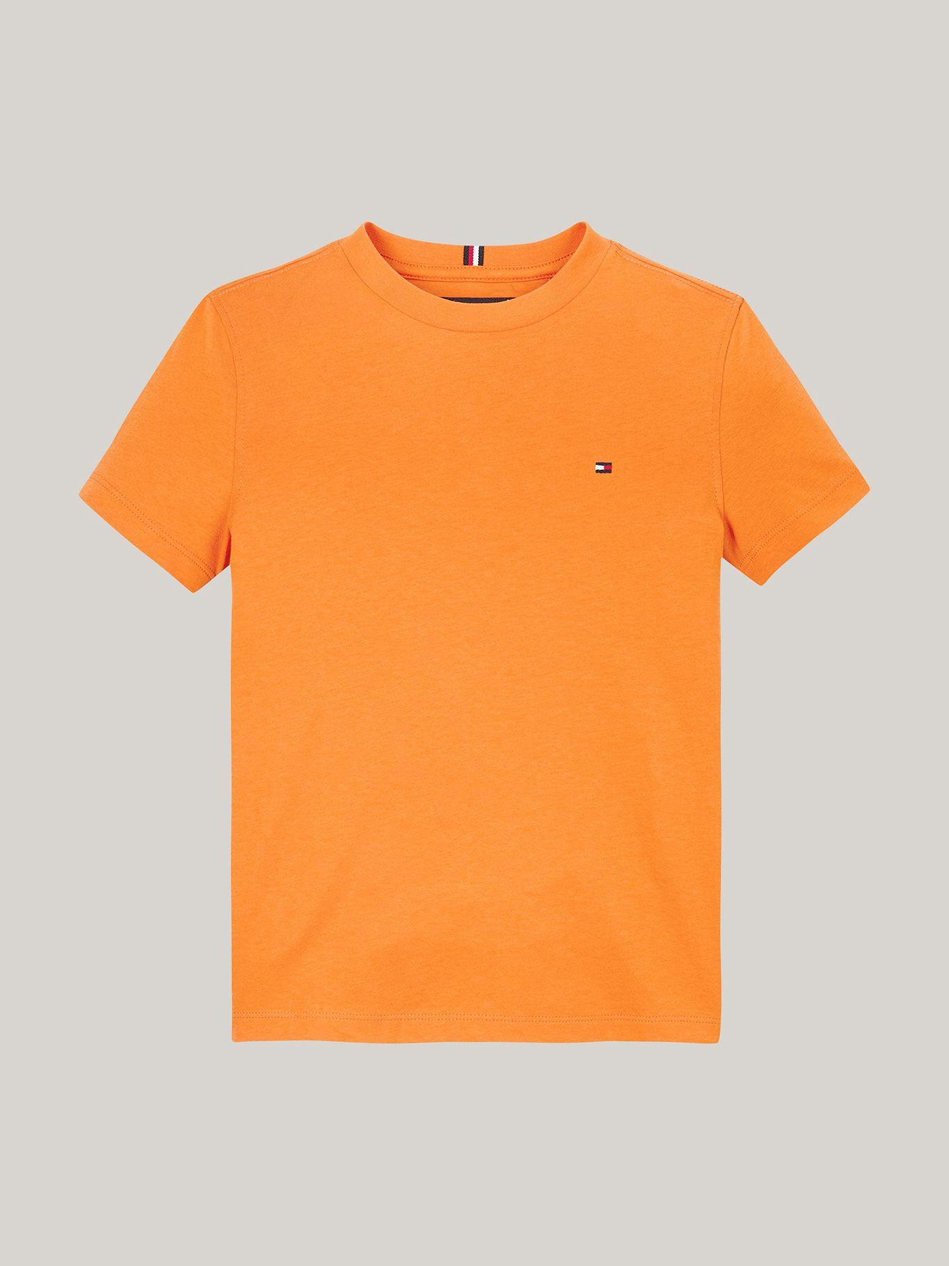 Polera De Niño Essential Cotton Naranjo Tommy Hilfiger-4