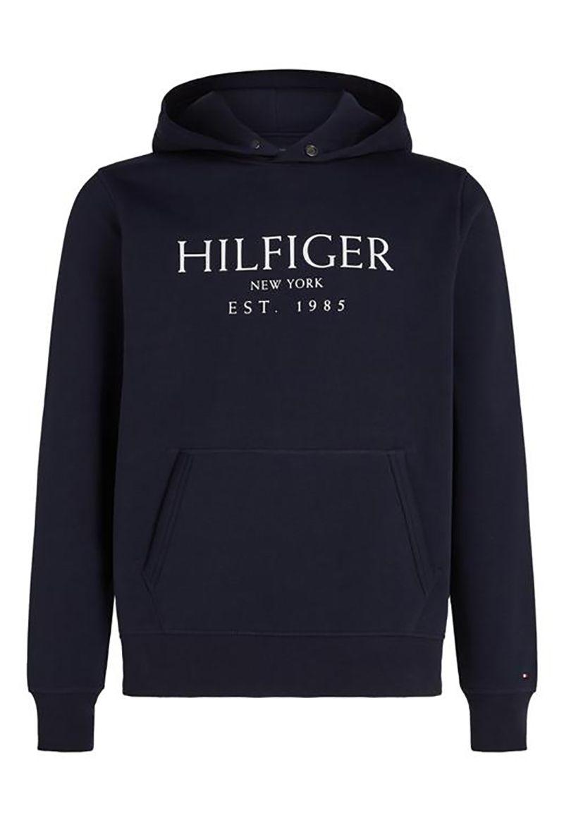 Polerón Hoodie Con-Logo Azul Tommy Hilfiger-3
