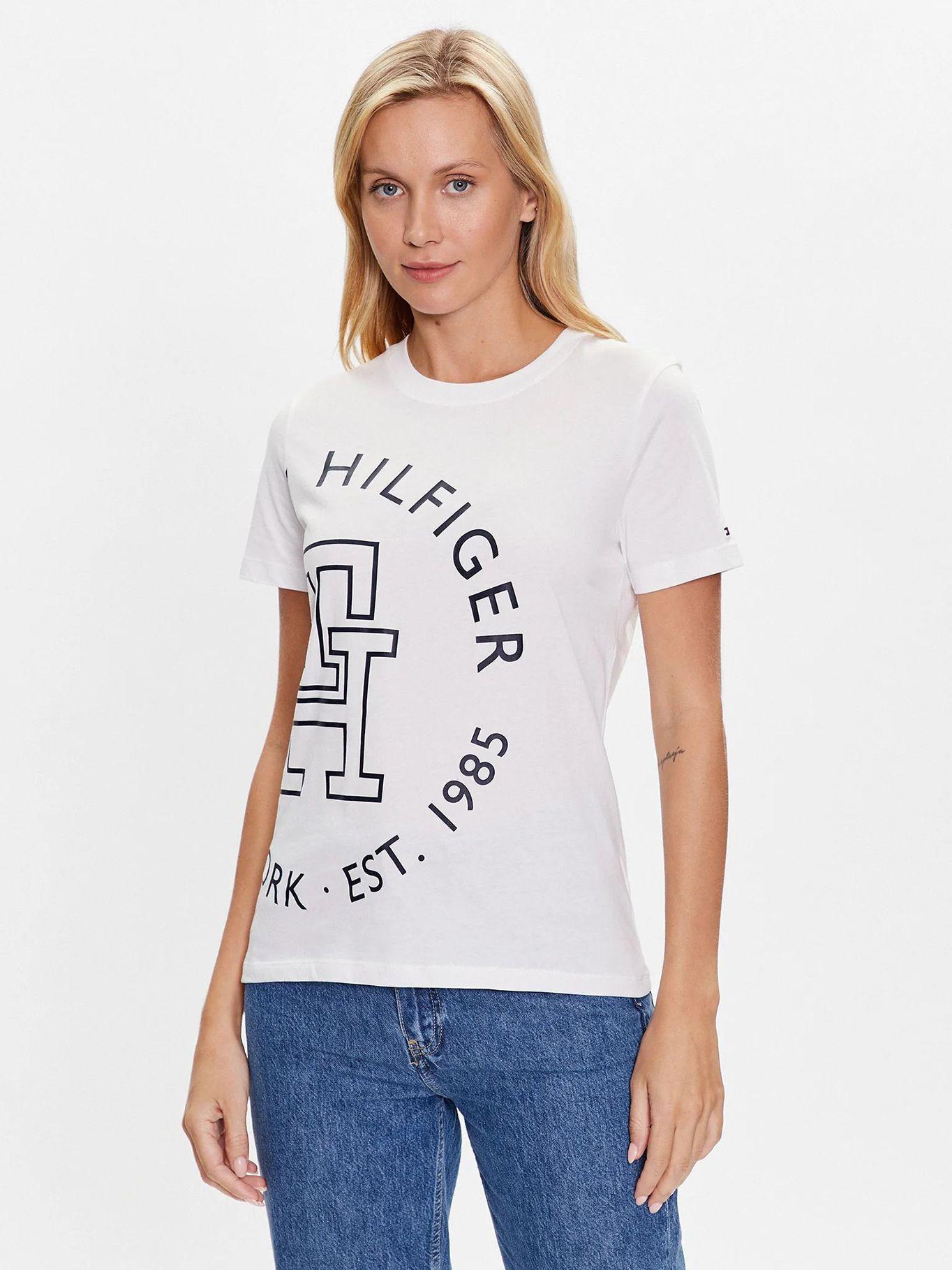 Polera Regular Fit Exploded Logo Blanco Tommy Hilfiger-0
