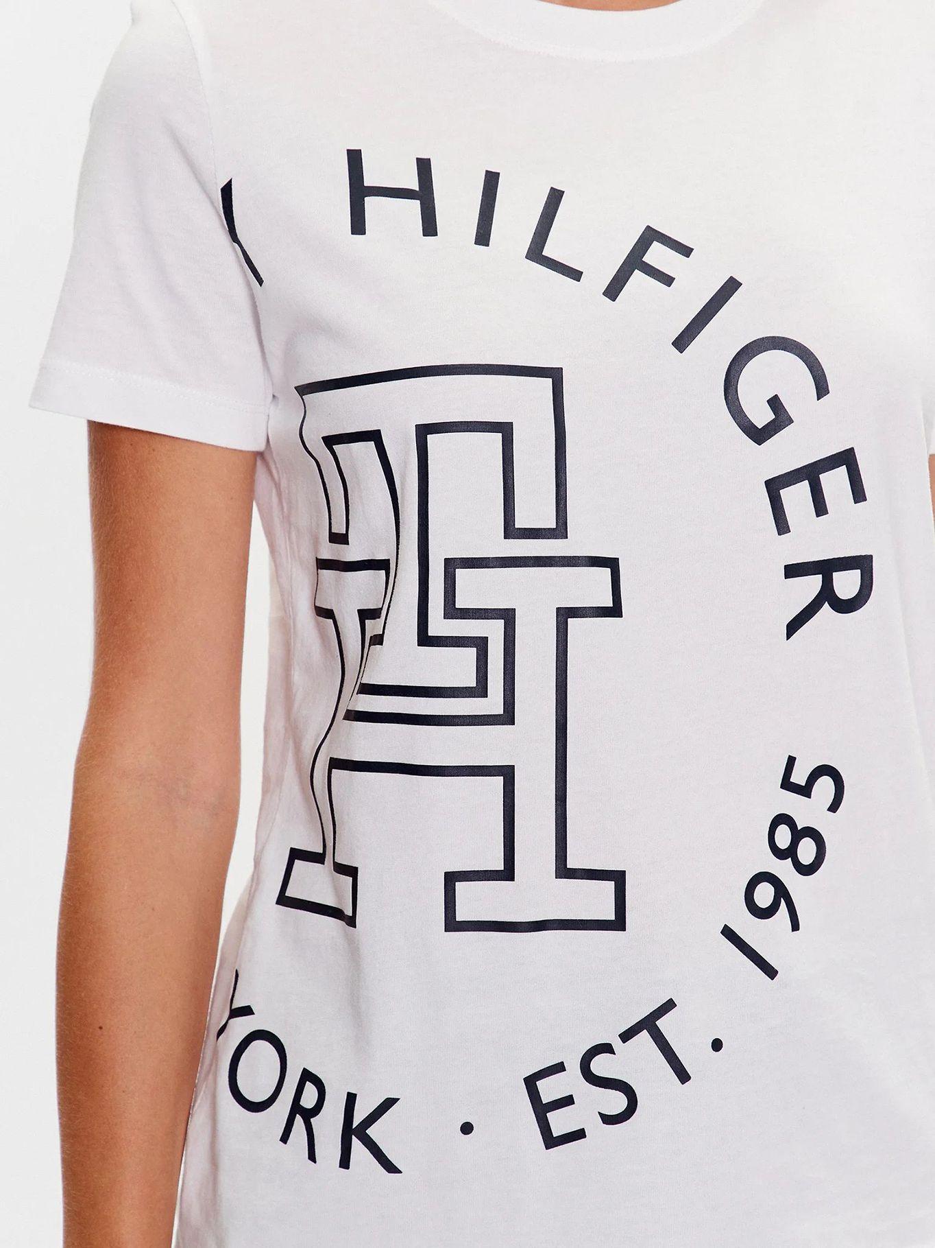 Polera Regular Fit Exploded Logo Blanco Tommy Hilfiger-3