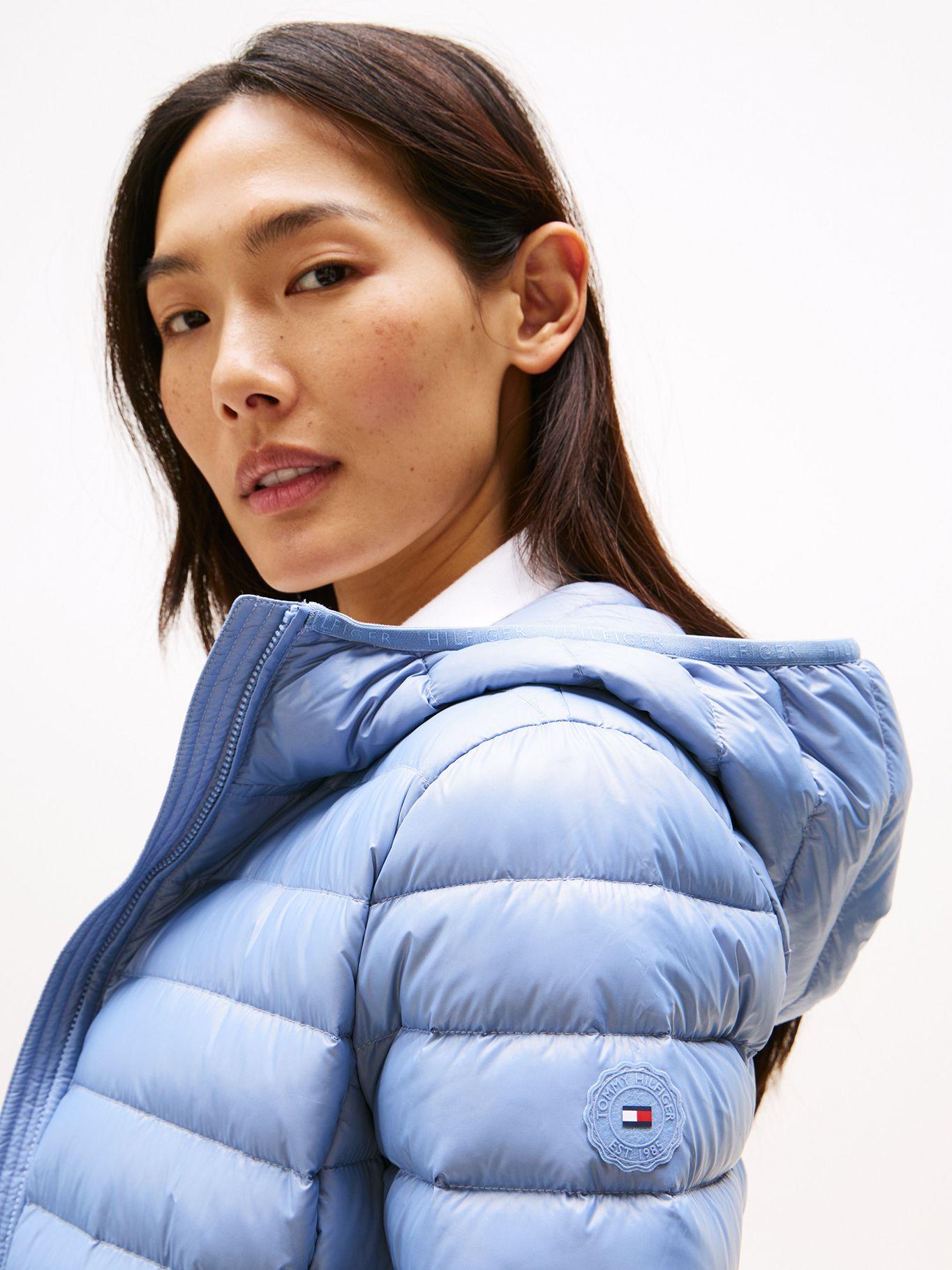 Parka Hoodie Acolchada Regular  Celeste Tommy Hilfiger-3