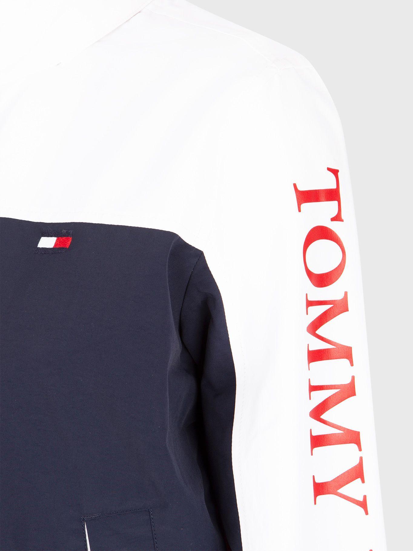 Cortaviento Tiffany Flag Logo Blanco Tommy Hilfiger-3