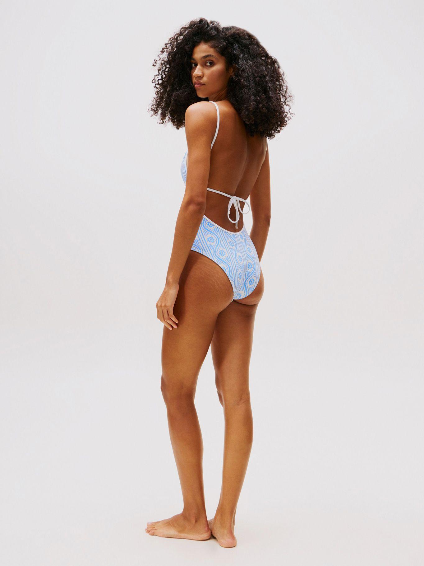 Traje De Baño Essential Celeste Tommy Hilfiger-2