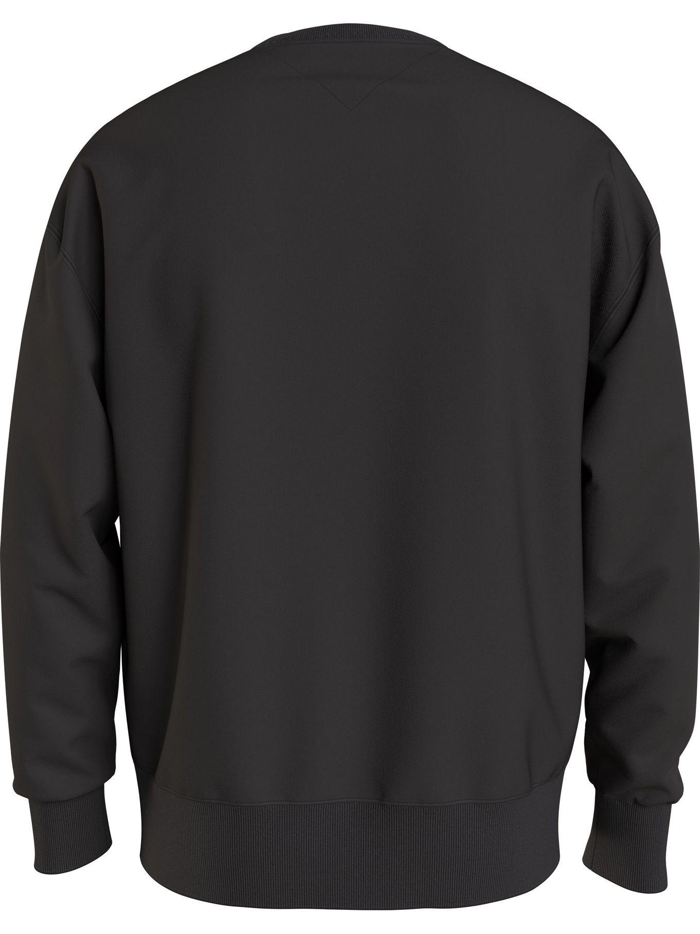 Polerón Straight Logo Negro Tommy Jeans F2-1