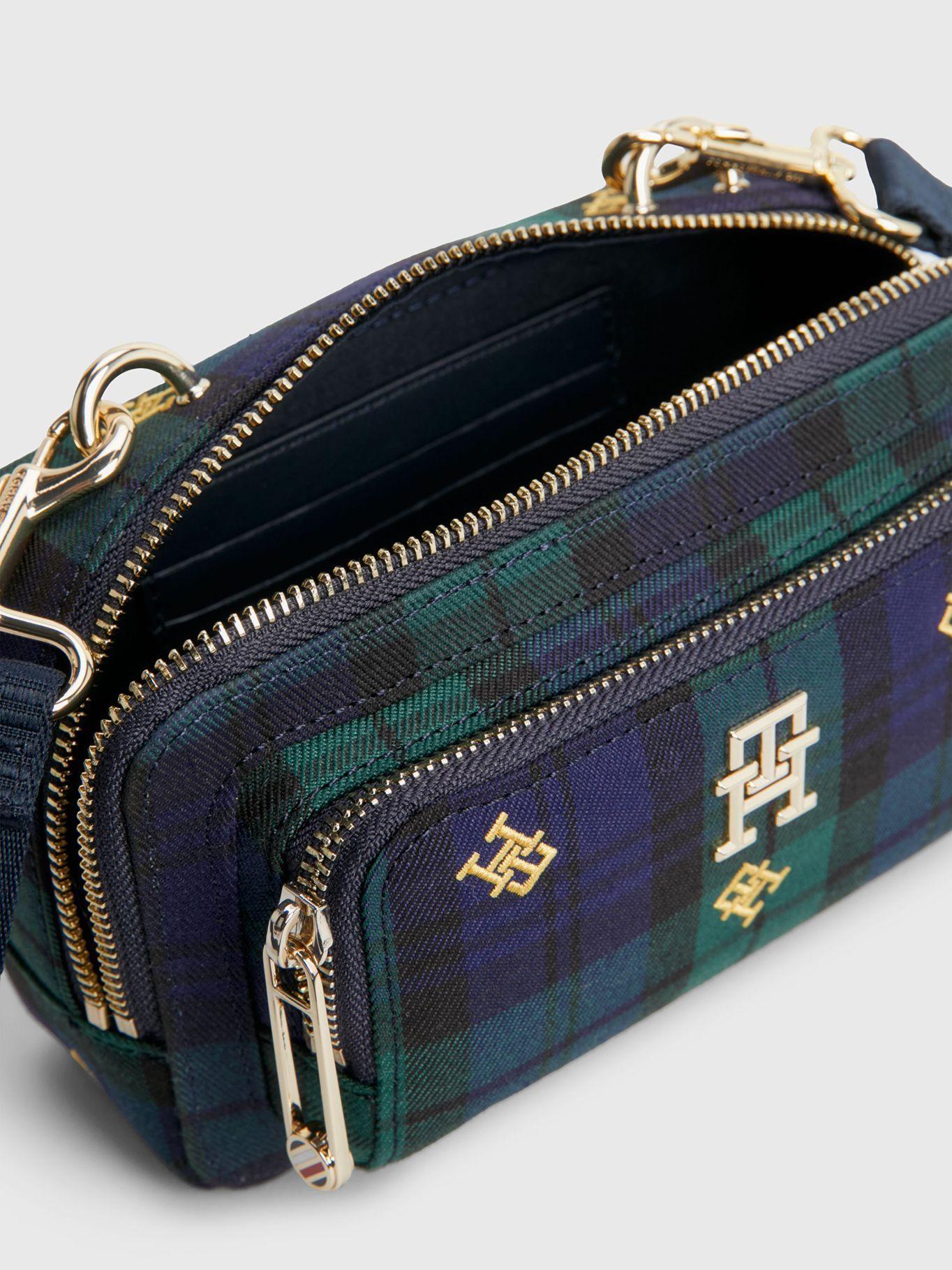 Cartera Iconic Tartan Azul Tommy Hilfiger-3