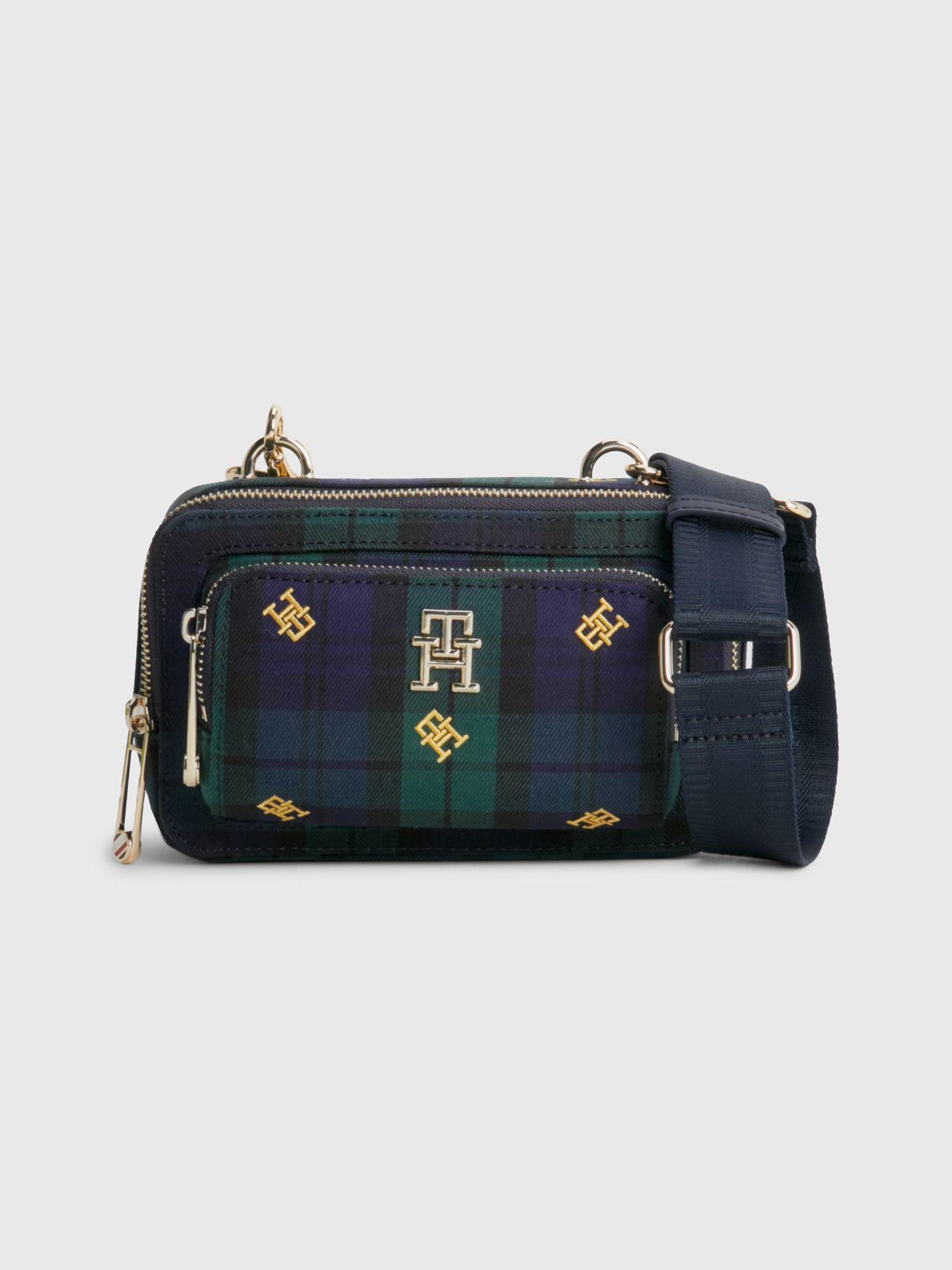 Cartera Iconic Tartan Azul Tommy Hilfiger-0
