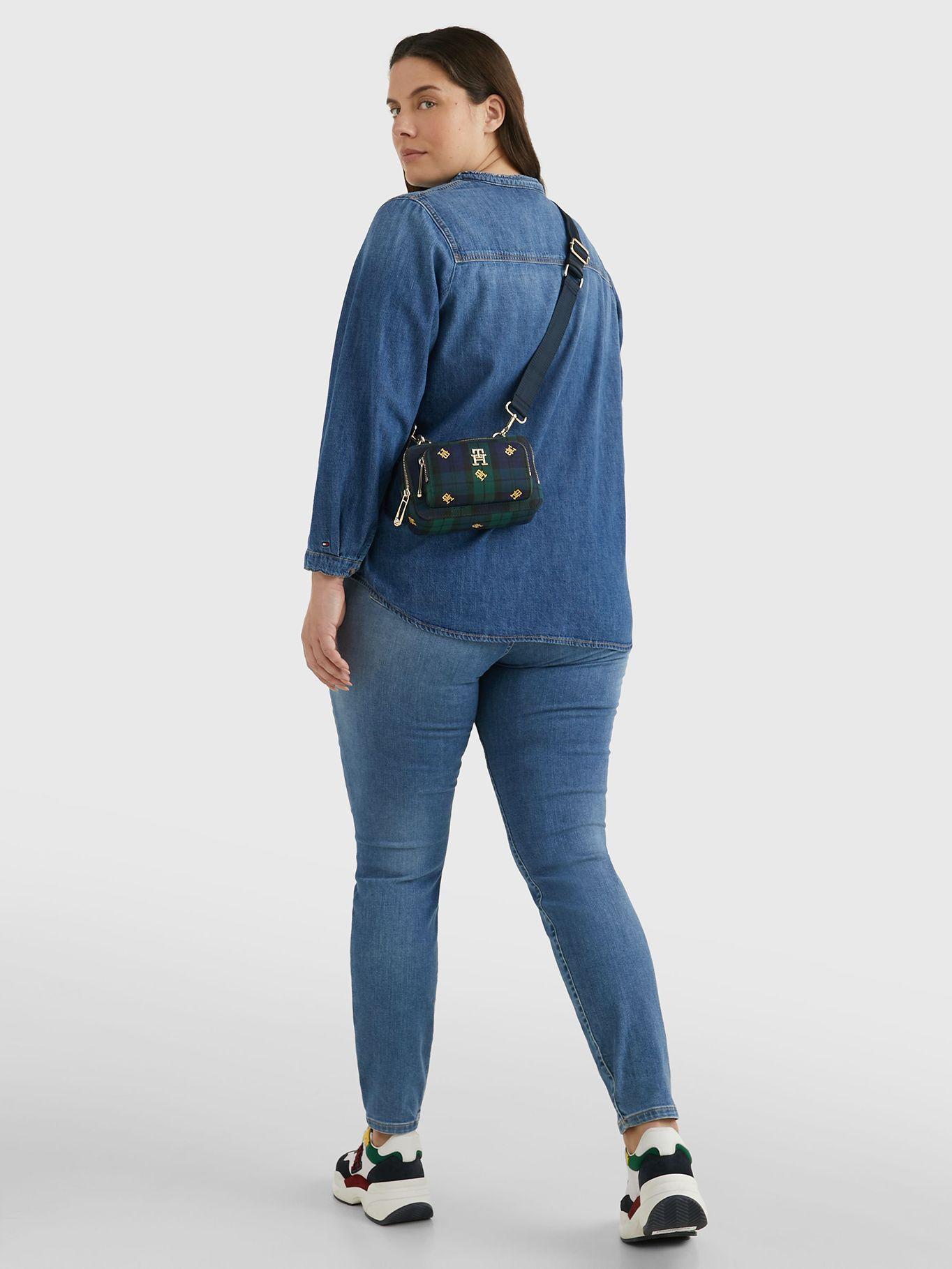 Cartera Iconic Tartan Azul Tommy Hilfiger-4