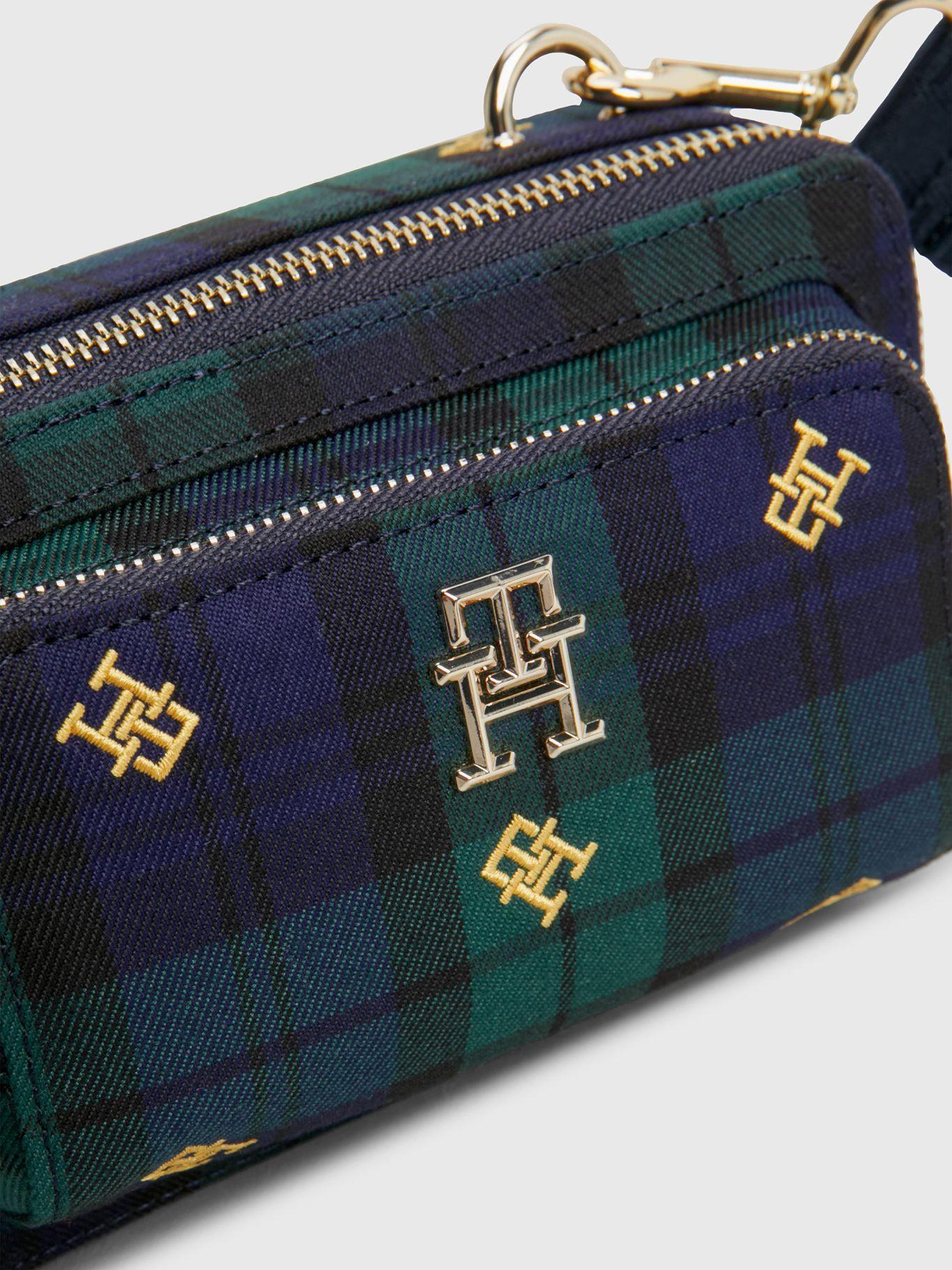 Cartera Iconic Tartan Azul Tommy Hilfiger-2