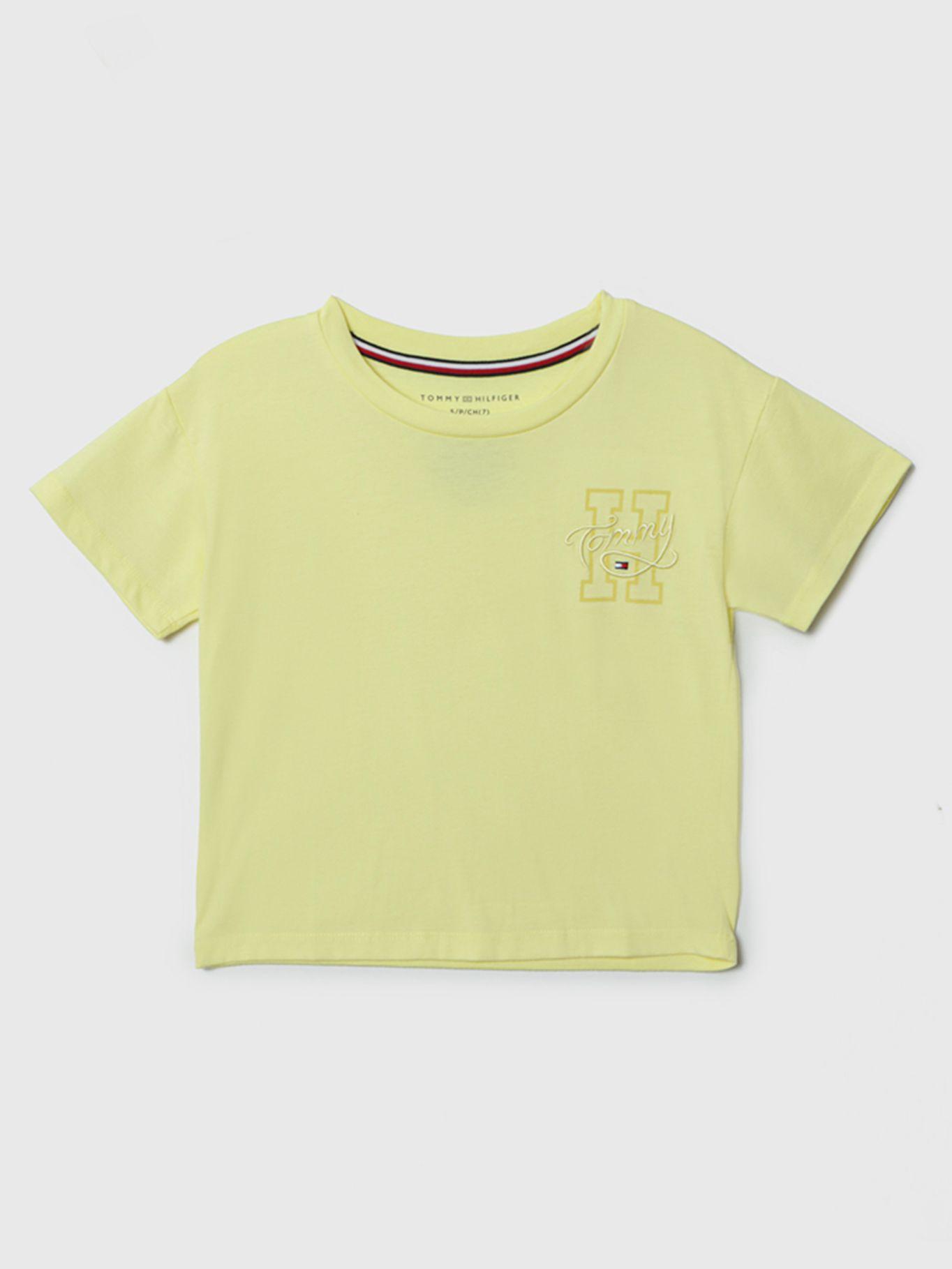 Polera Classic Logo Amarillo Tommy Hilfiger-0