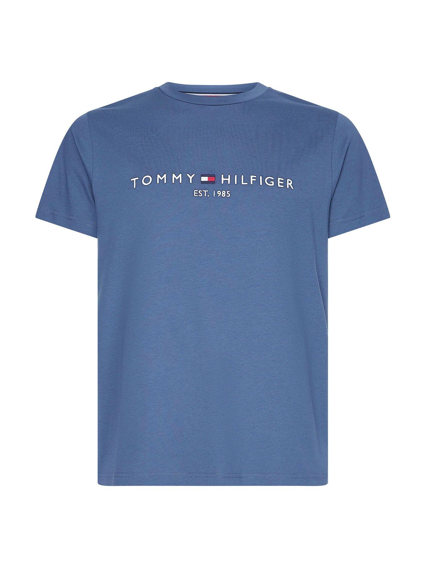 Polera  Logo Slim Fit Azul C9T Tommy Hilfiger-3