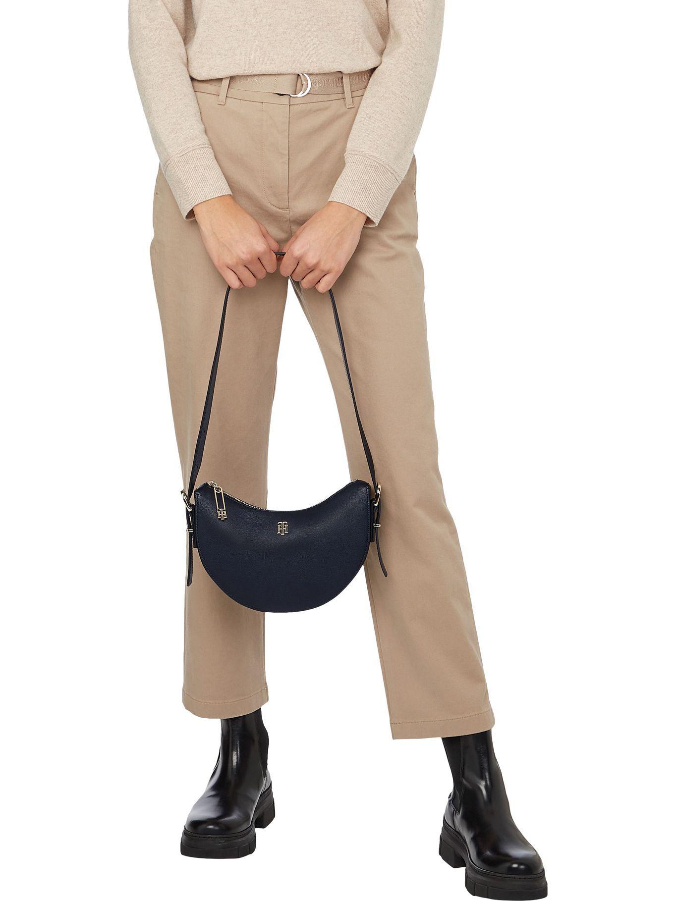 Cartera Hobo Timeless Con Logo Azul Tommy Hilfiger-3