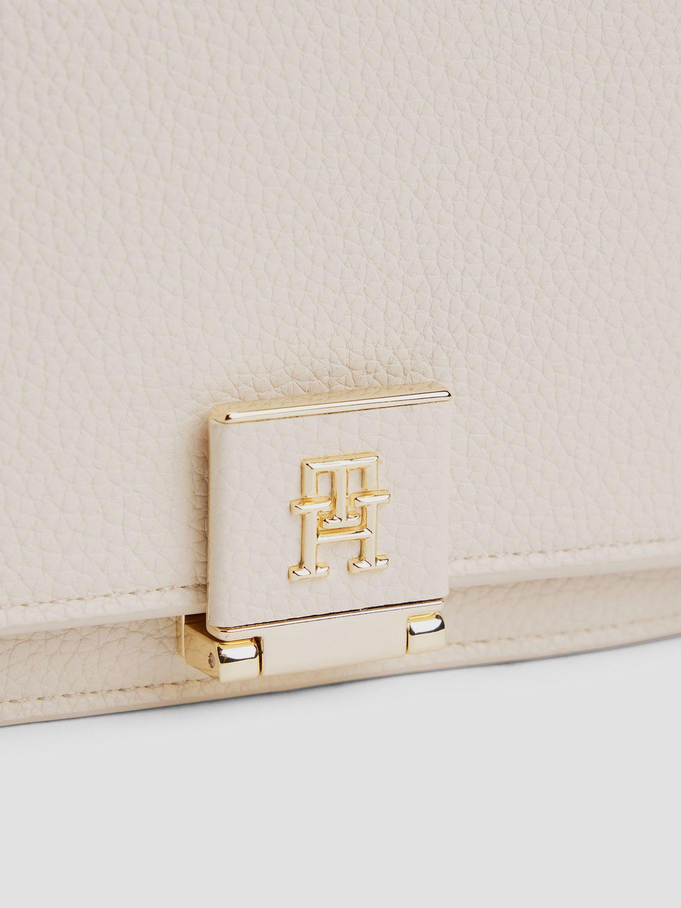 Bandolera Con Monograma Th Beige Tommy Hilfiger-3