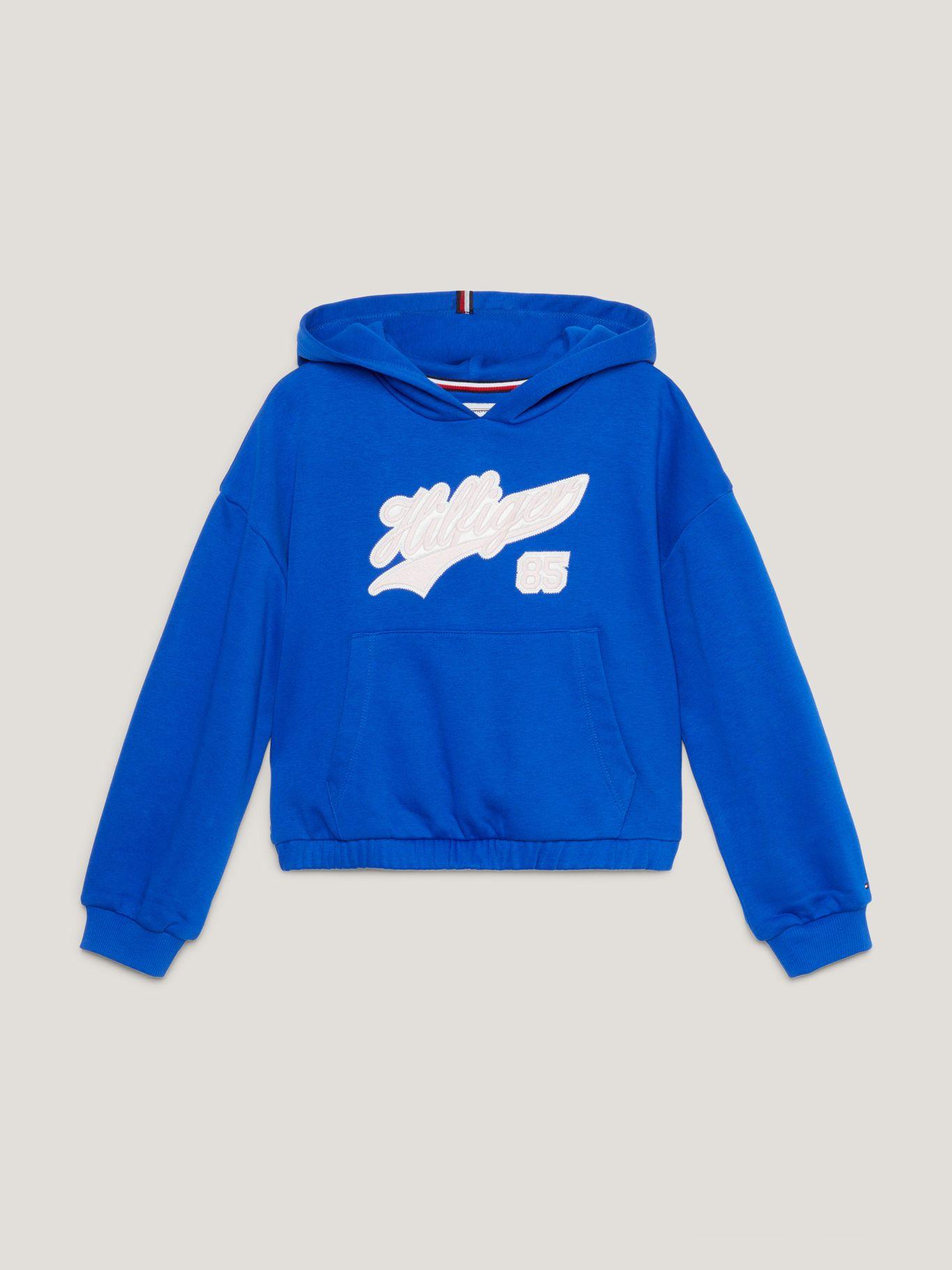 POLERÓN HOODIE VARSITY LOGO AZUL TOMMY HILFIGER-0