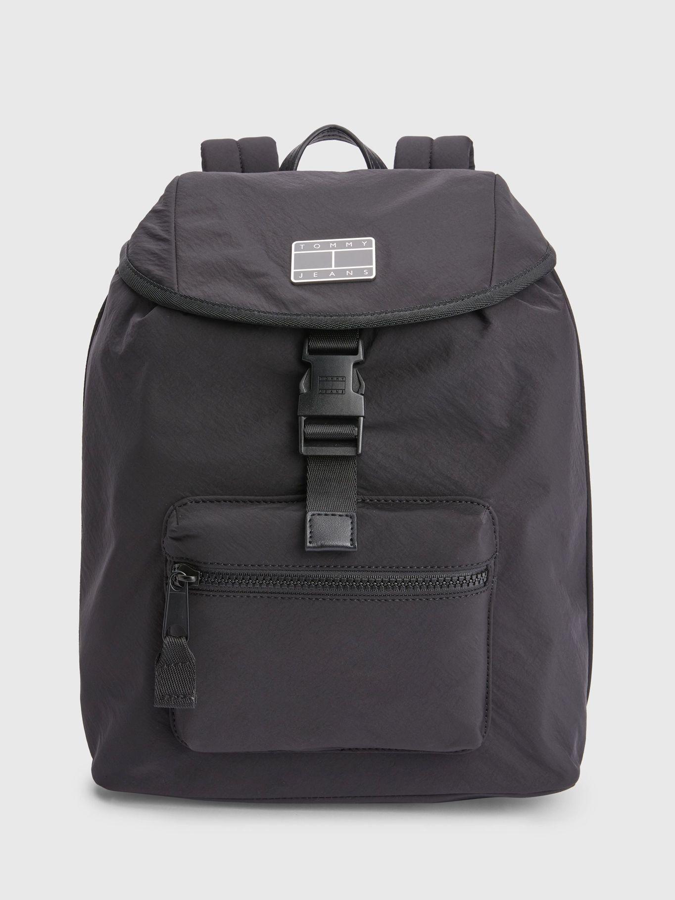 Mochila Nylon Flap Negro Tommy Hilfiger-0