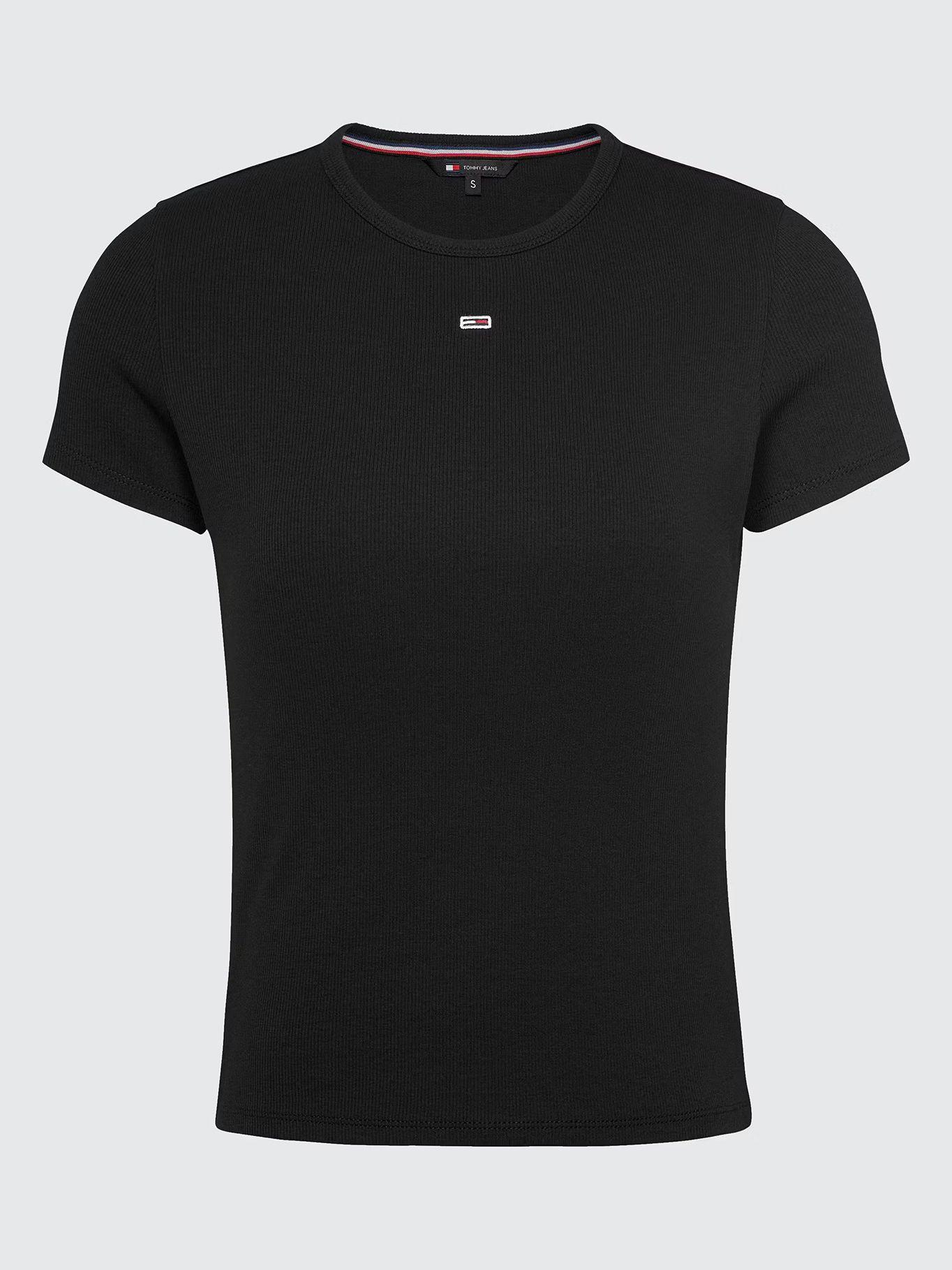 Polera Essential Con Logo Negro Tommy Jeans-4