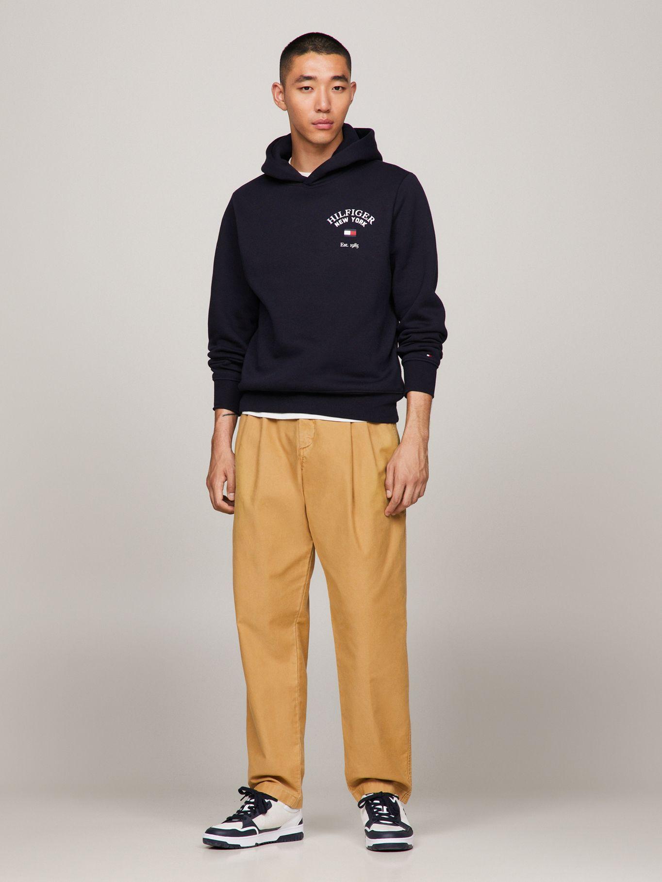 POLERÓN ARCHED VARSITY LOGO AZUL TOMMY HILFIGER-1