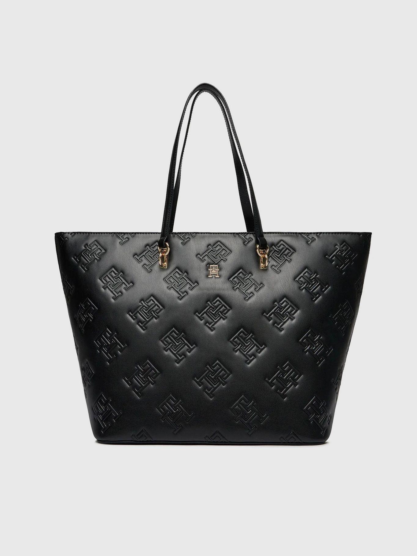 Tote Refined Monogran Negro Tommy Hilfiger-0