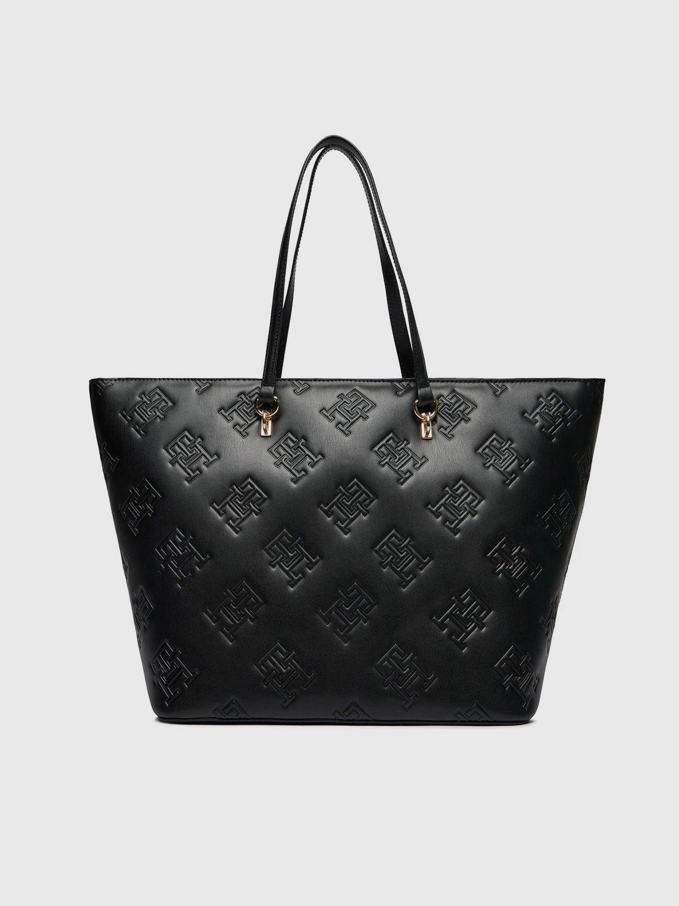 Tote Refined Monogran Negro Tommy Hilfiger-4