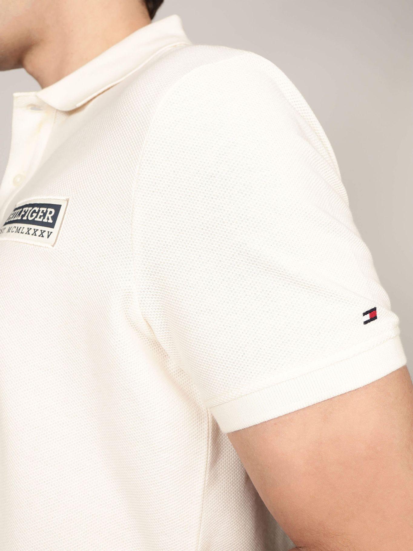 Polo Logo Est. 1985 Regular Fit Beige Tommy Hilfiger-2