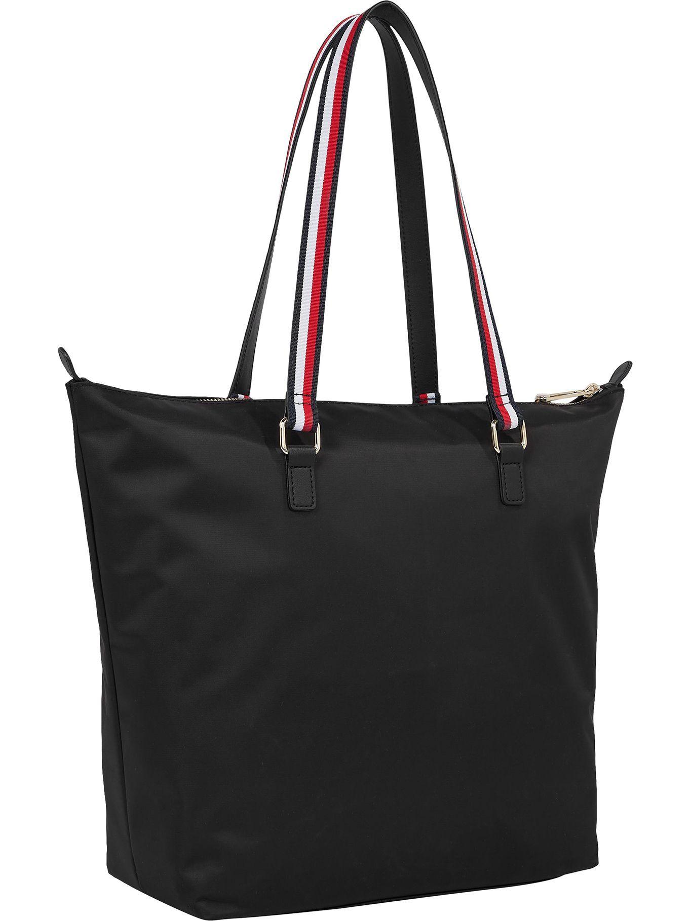 Bolso Tote Signature Logo Negro Tommy Hilfiger-1