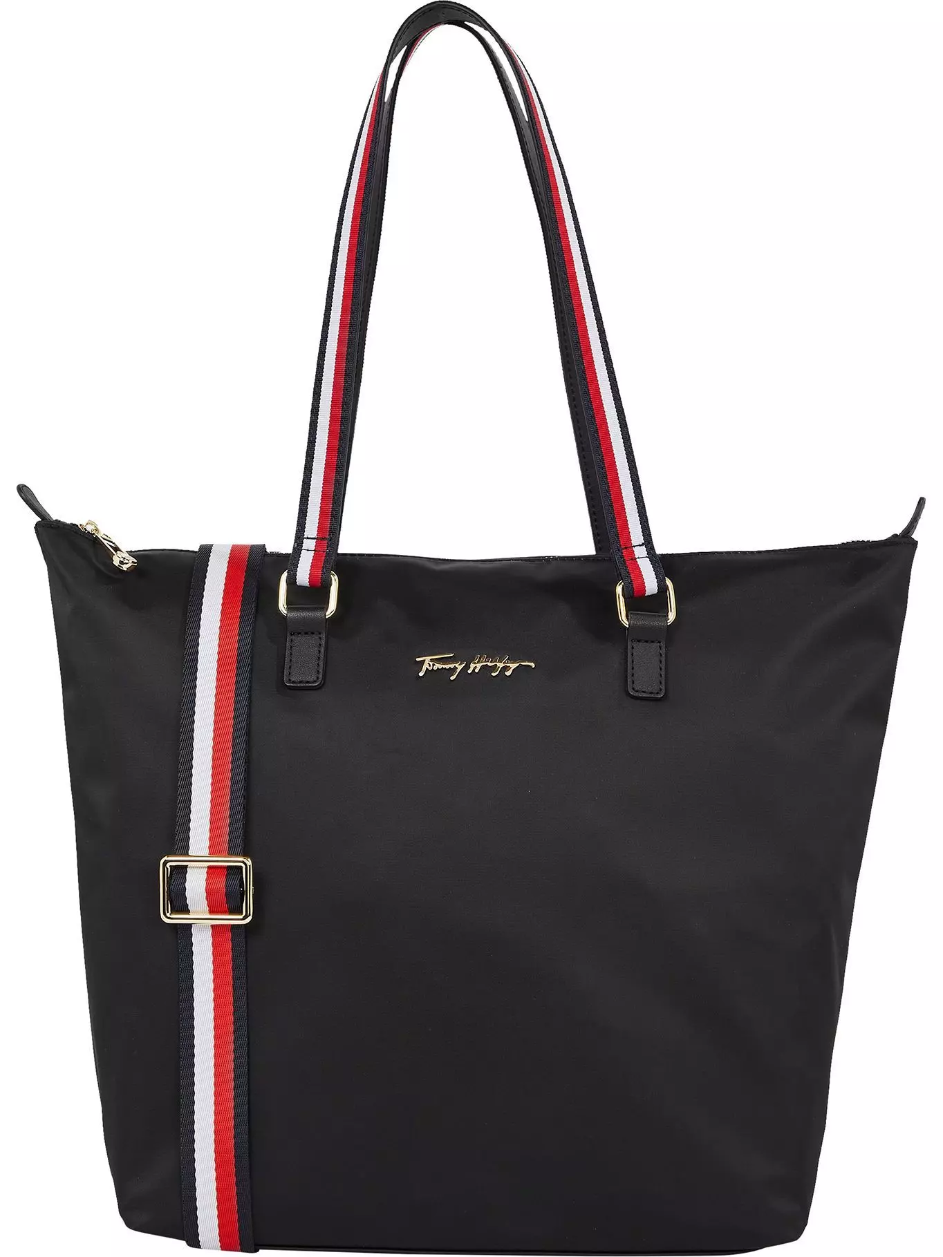 Bolso Tote Signature Logo Negro Tommy Hilfiger-0