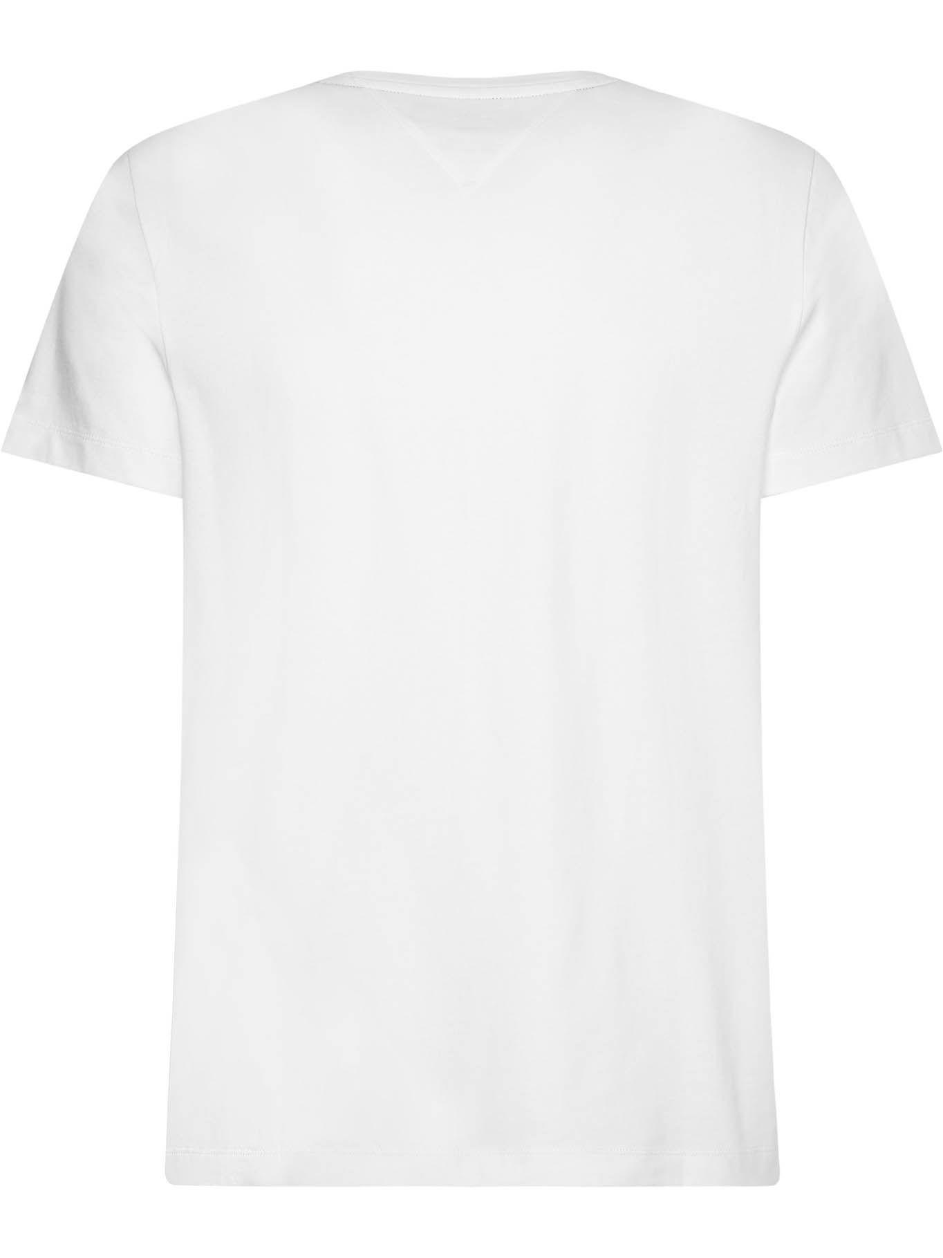 Polera Large Corporate Logo Blanco Tommy Hilfiger-2