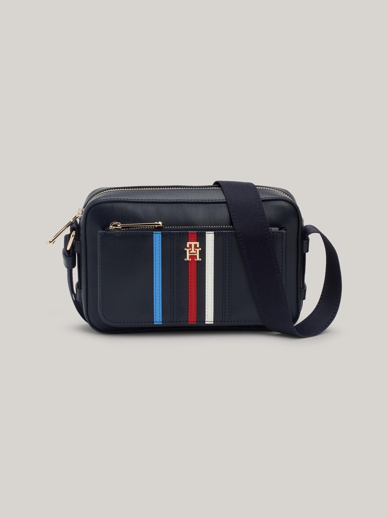 Bandolera Iconic Global Stripe Azul Tommy Hilfiger-0