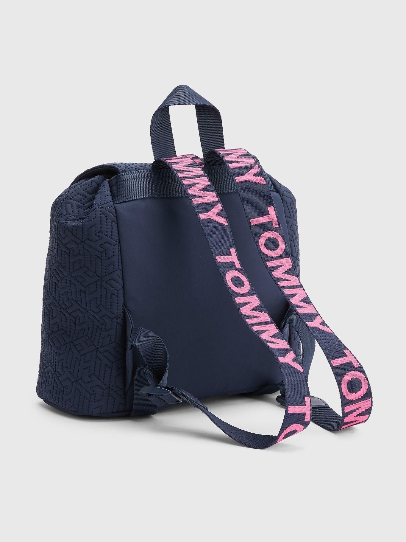 Mochila Acolchada Monogram Azul Tommy Hilfiger-1