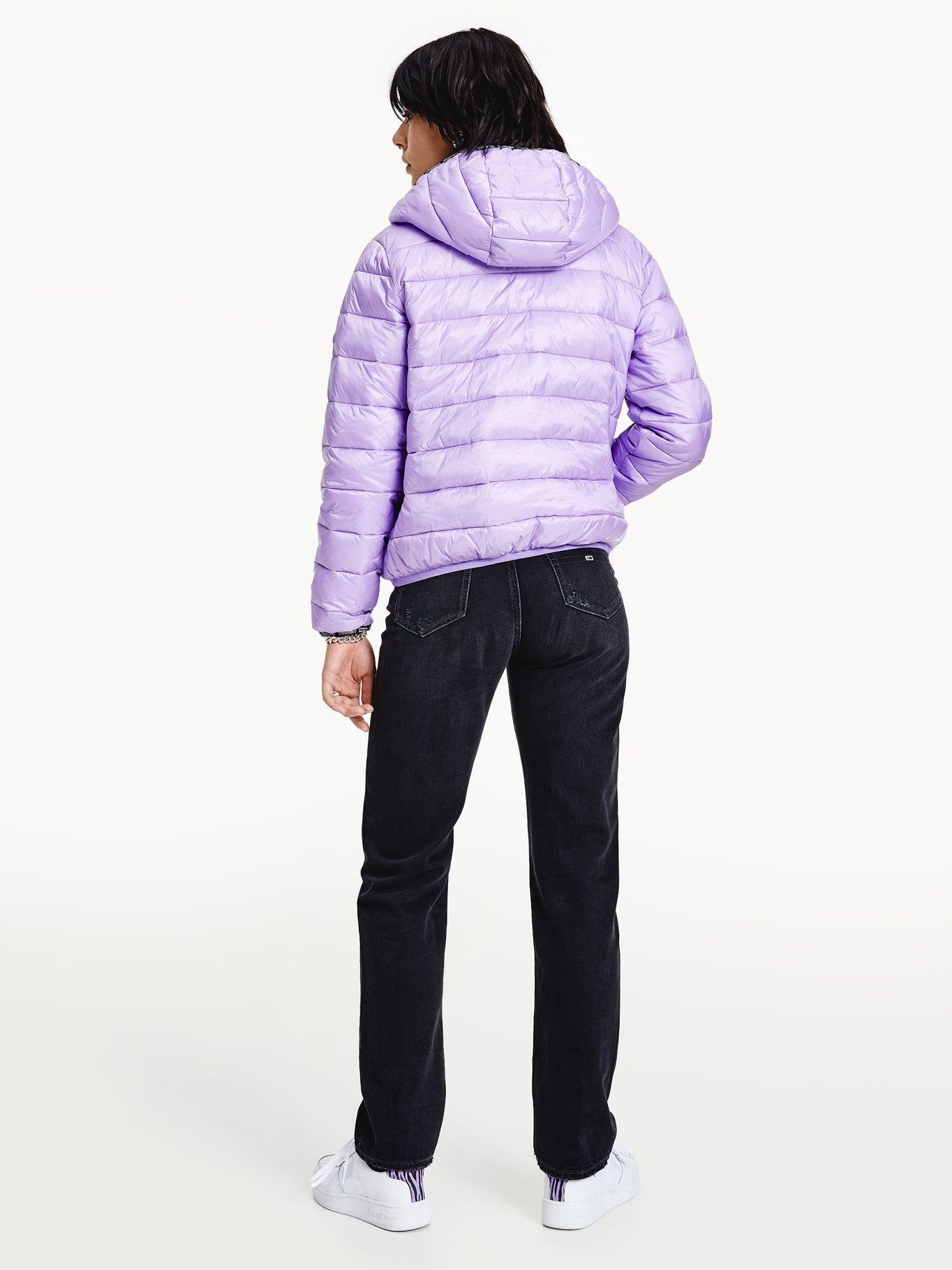 Chaqueta Quilted Morado Tommy Jeans F2-1