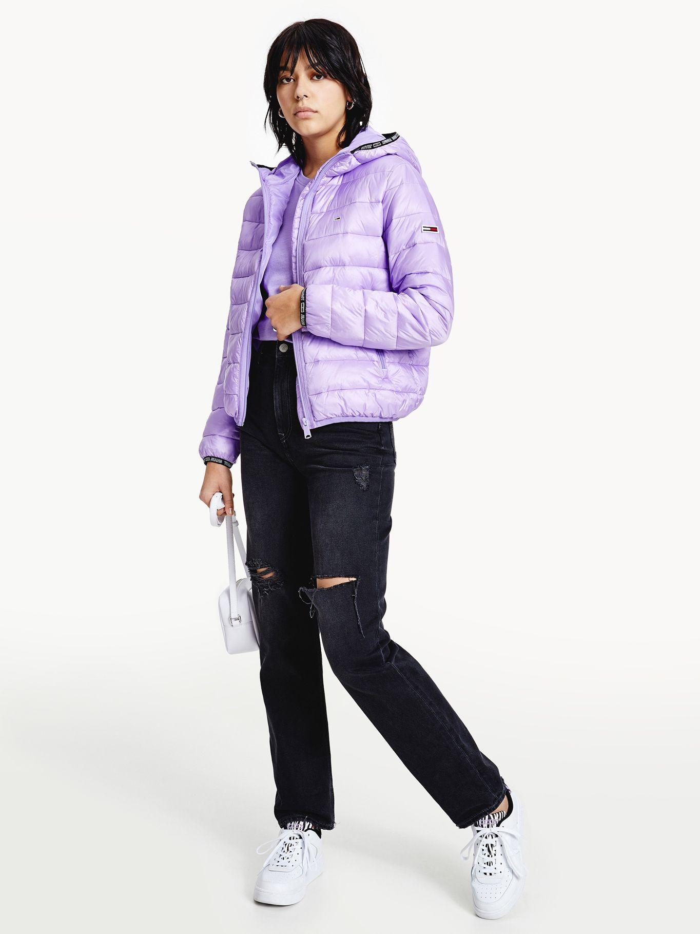 Chaqueta Quilted Morado Tommy Jeans F2-0