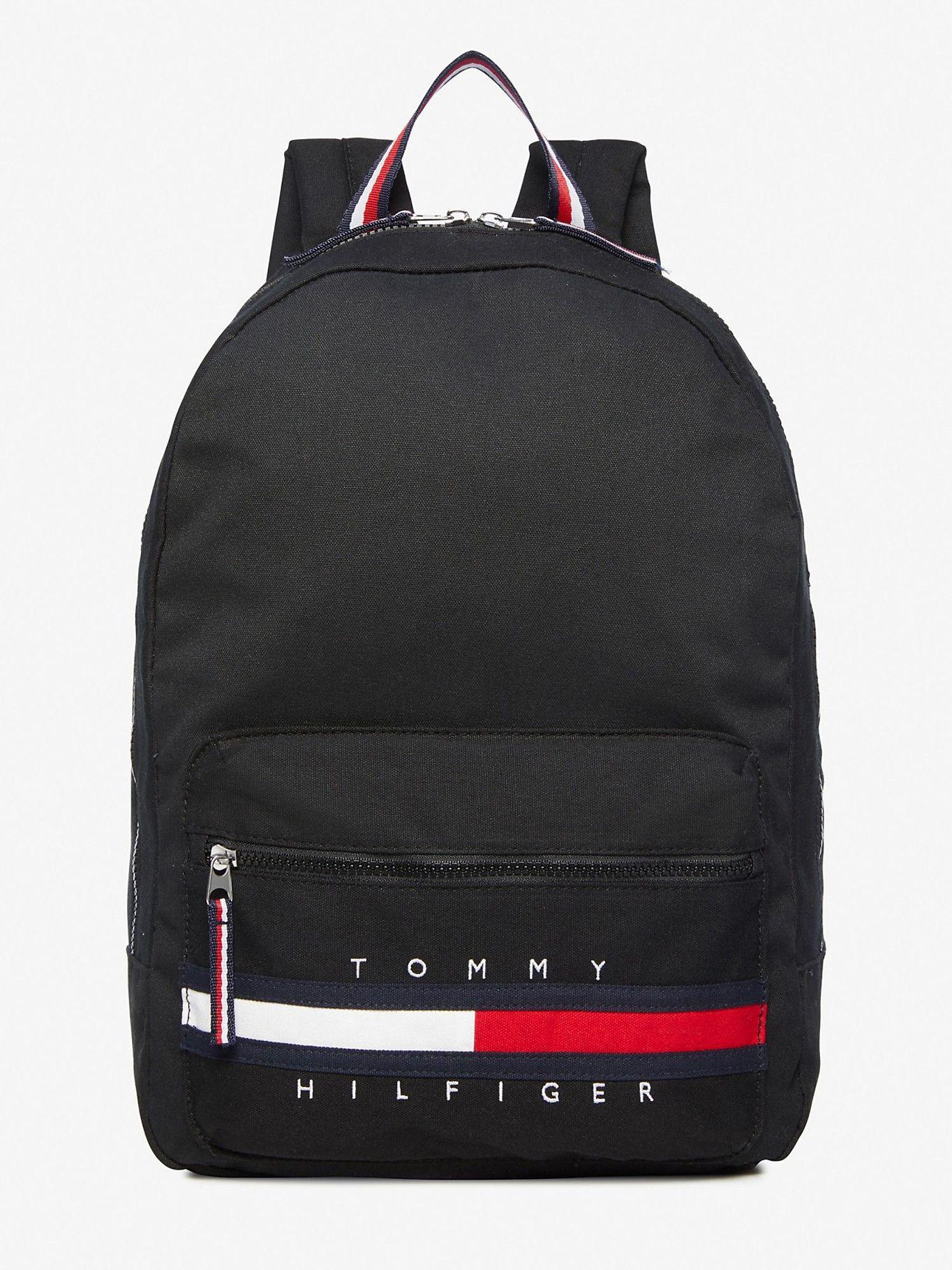 Mochila Solid Gino Con Logo Negro Tommy Hilfiger-0