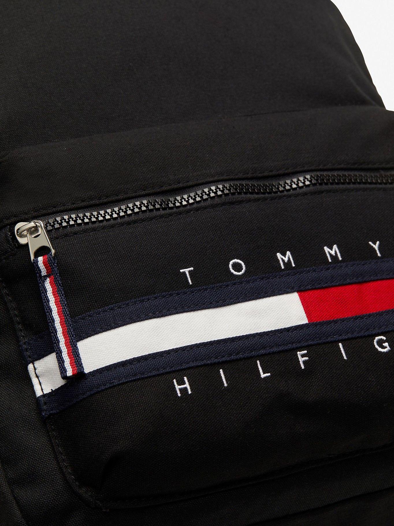 Mochila Solid Gino Con Logo Negro Tommy Hilfiger-2